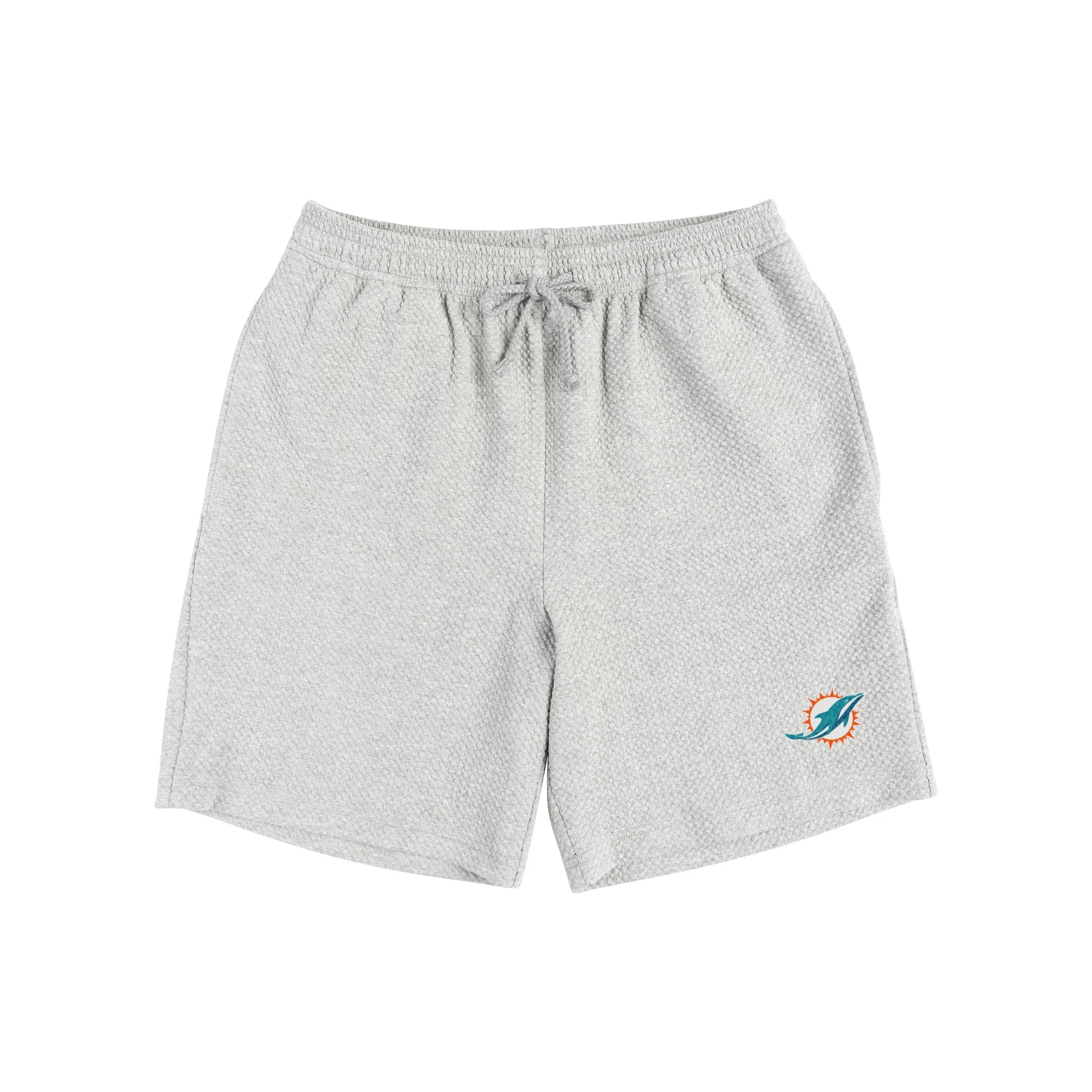 Miami Dolphins NFL Mens Gray Woven Shorts - Image 4