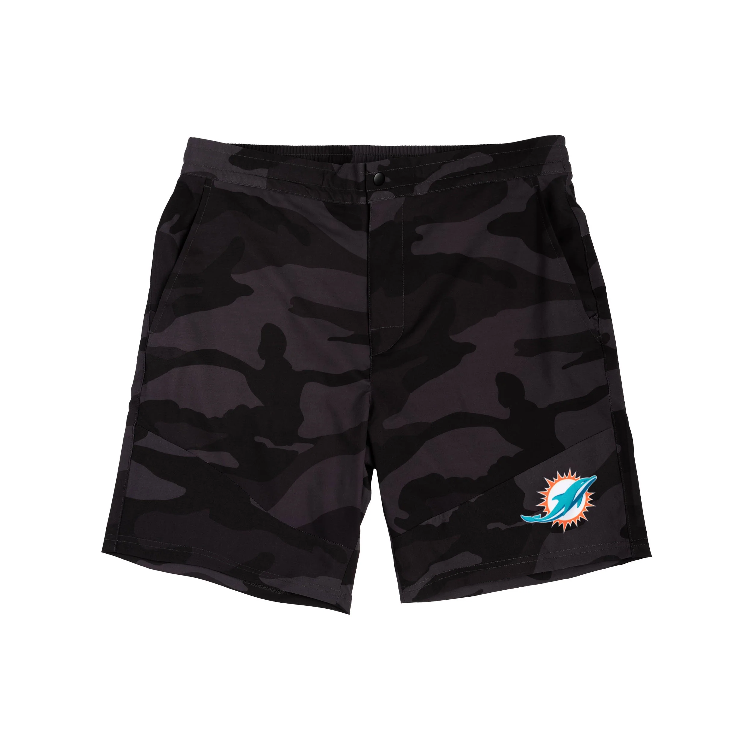 Miami Dolphins NFL Mens Nightcap Camo Walking Shorts - Image 4