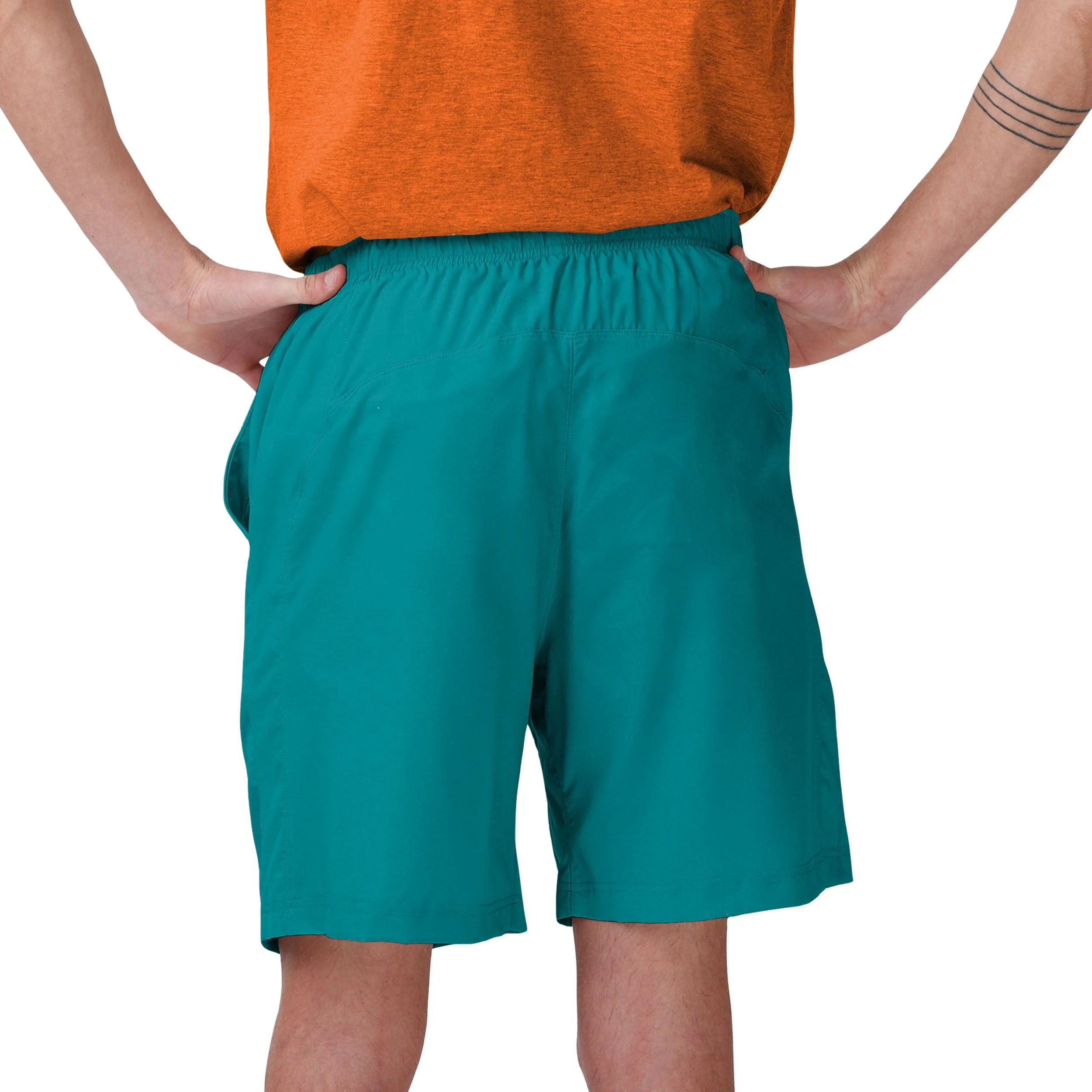 Miami Dolphins NFL Mens Solid Woven Shorts - Image 3