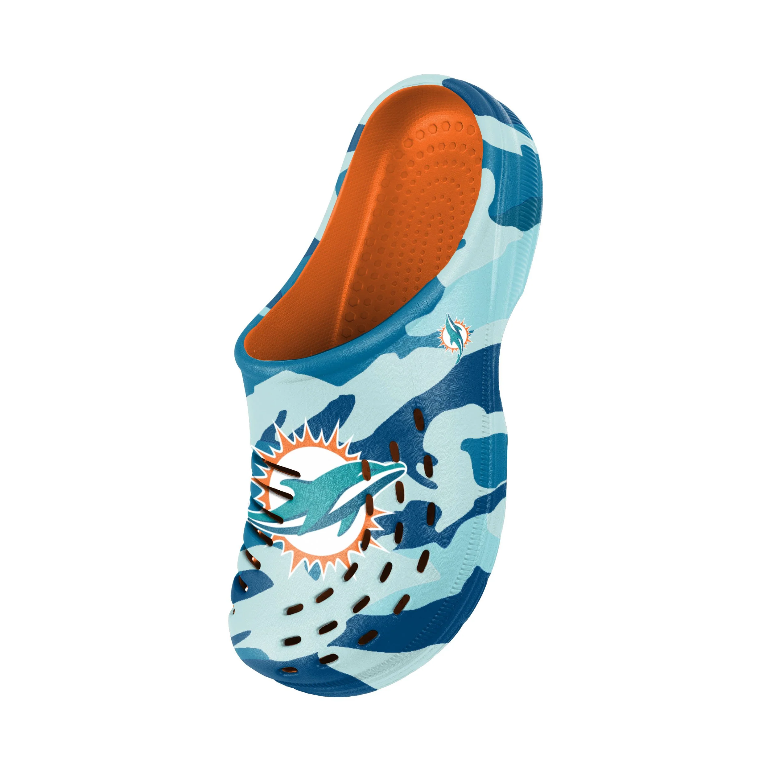 Miami Dolphins NFL Mens Tonal Camo Clog - Image 3