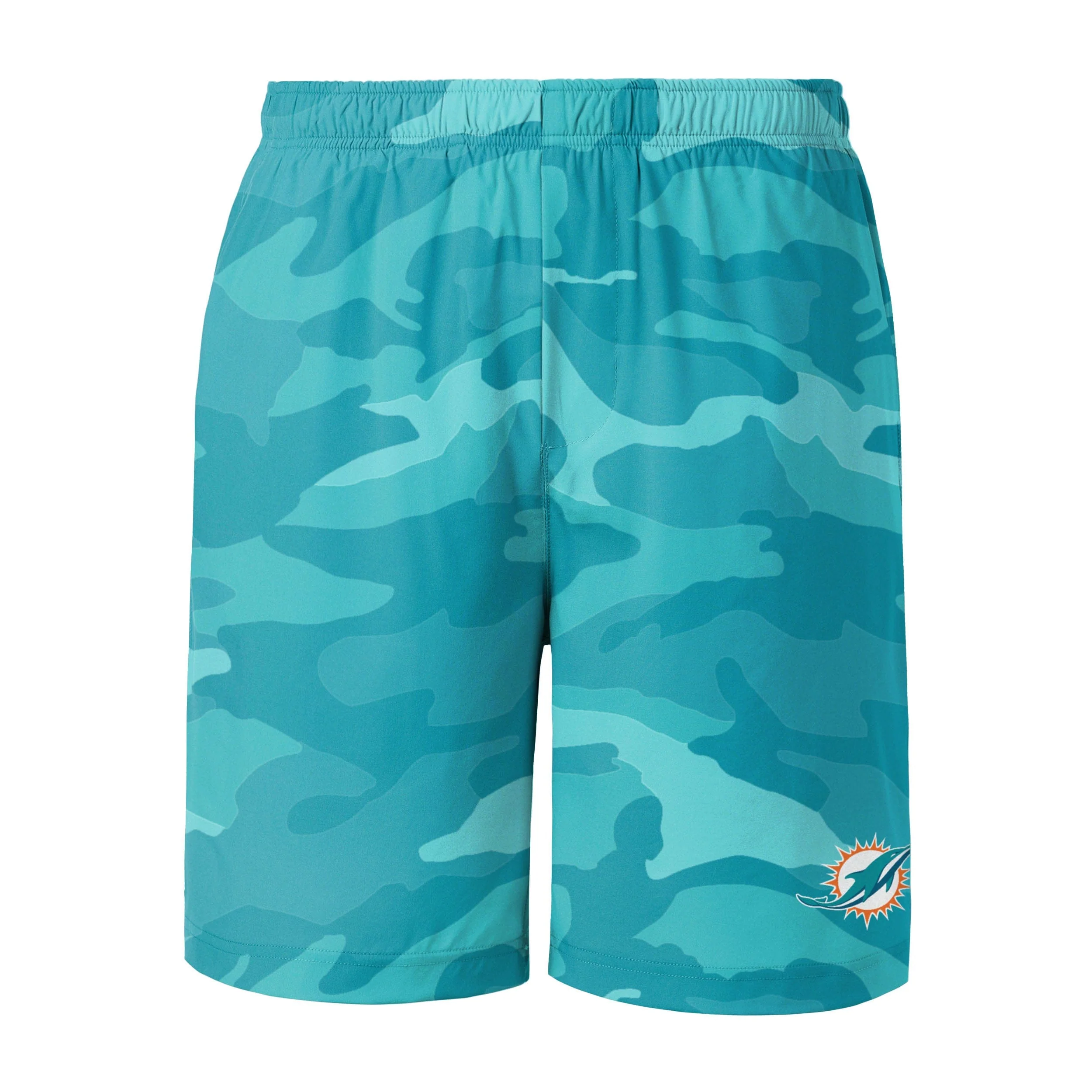 Miami Dolphins NFL Mens Tonal Camo Woven Shorts