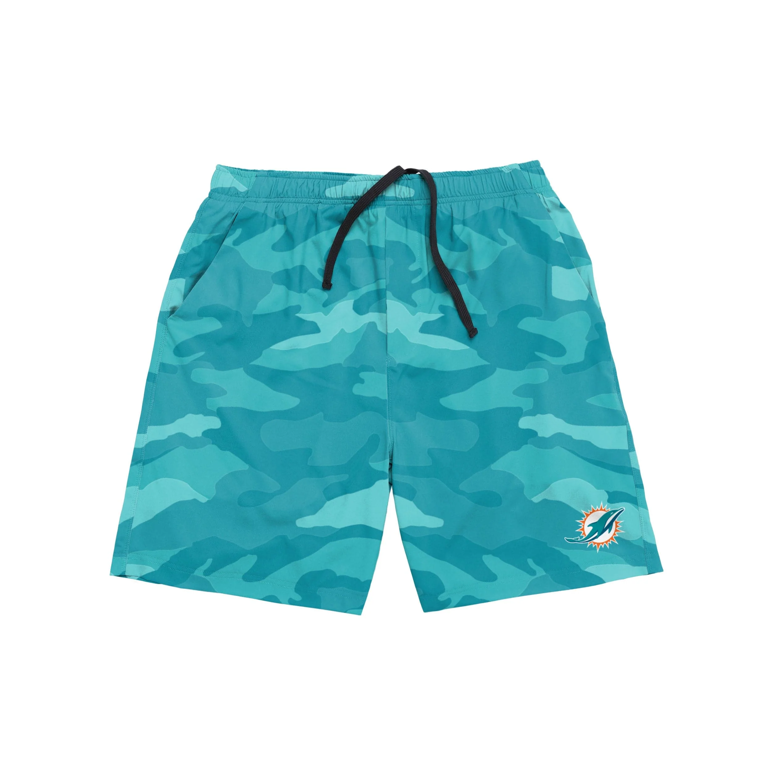 Miami Dolphins NFL Mens Tonal Camo Woven Shorts - Image 4