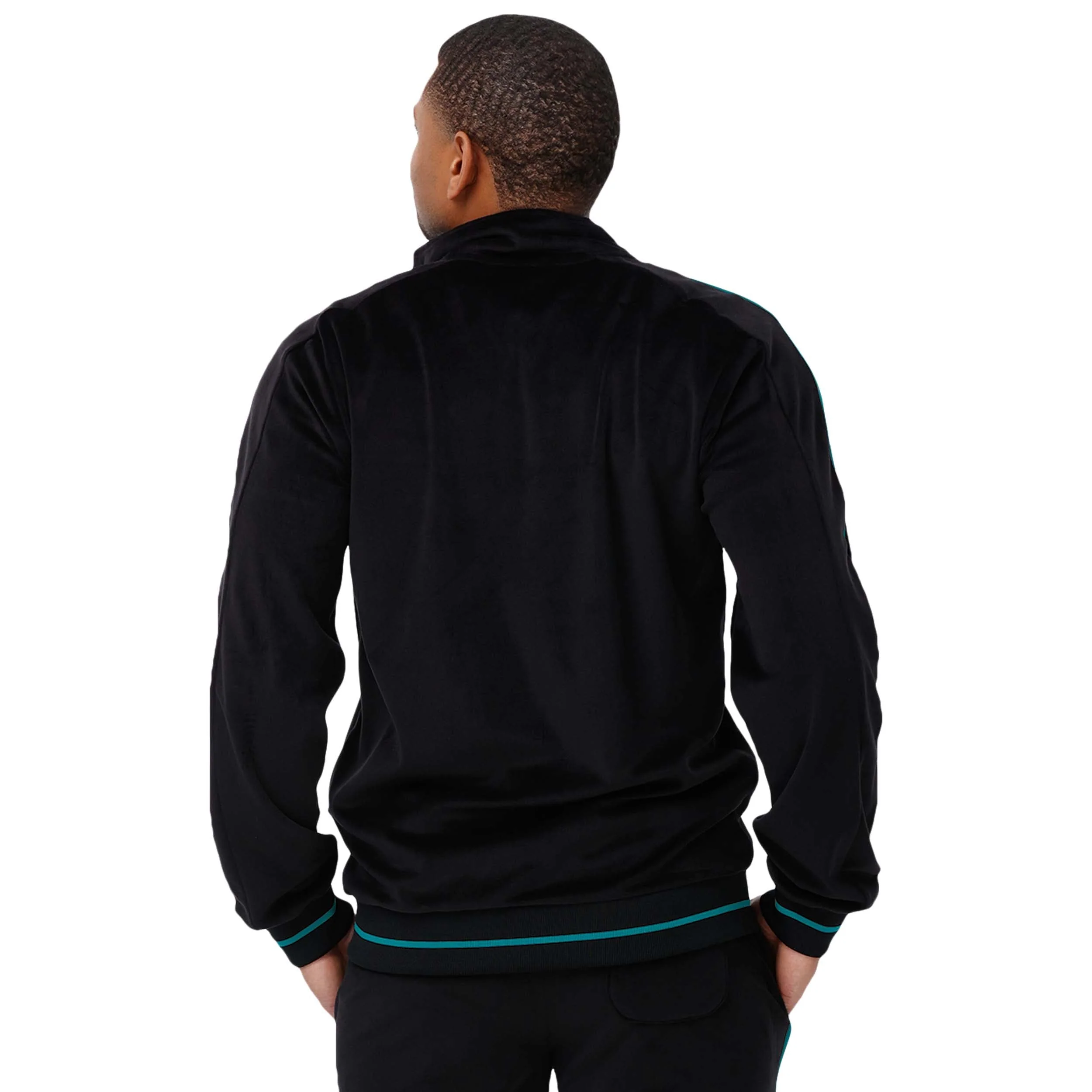 Miami Dolphins NFL Mens Velour Zip Up Top - Image 2