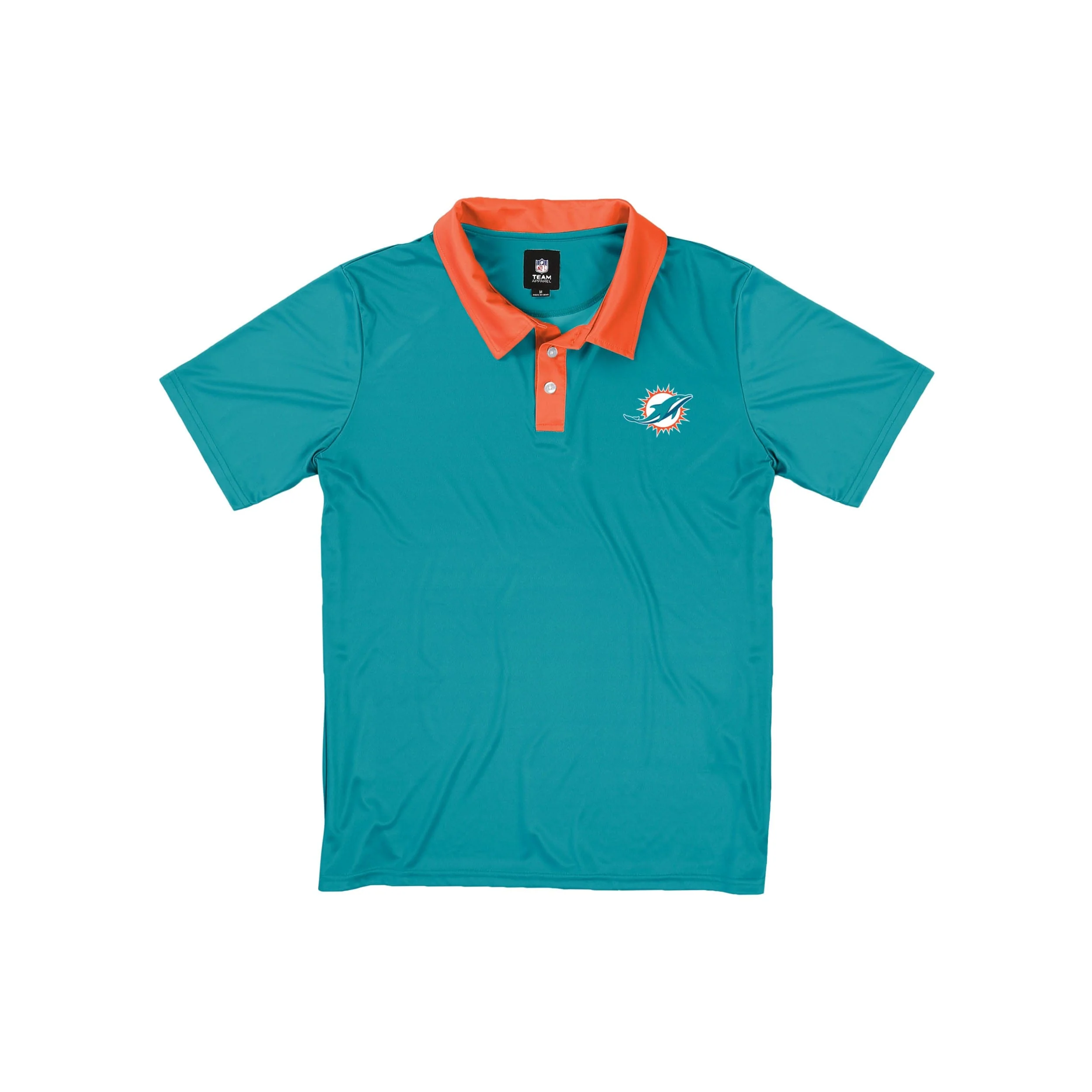 Miami Dolphins NFL Mens Workday Warrior Polyester Polo - Image 4