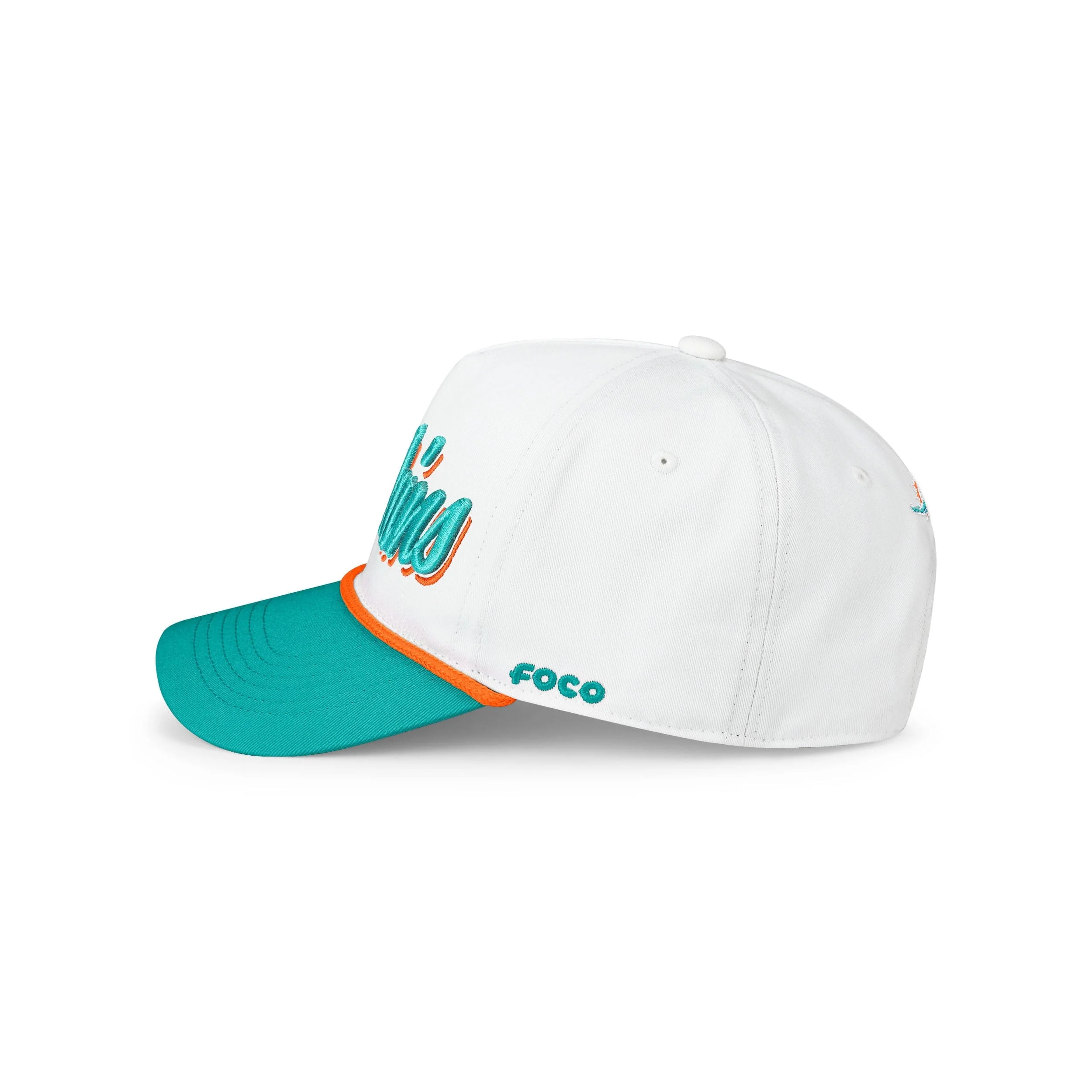 Miami Dolphins NFL Monty Script Marquee RF Cap - Image 2