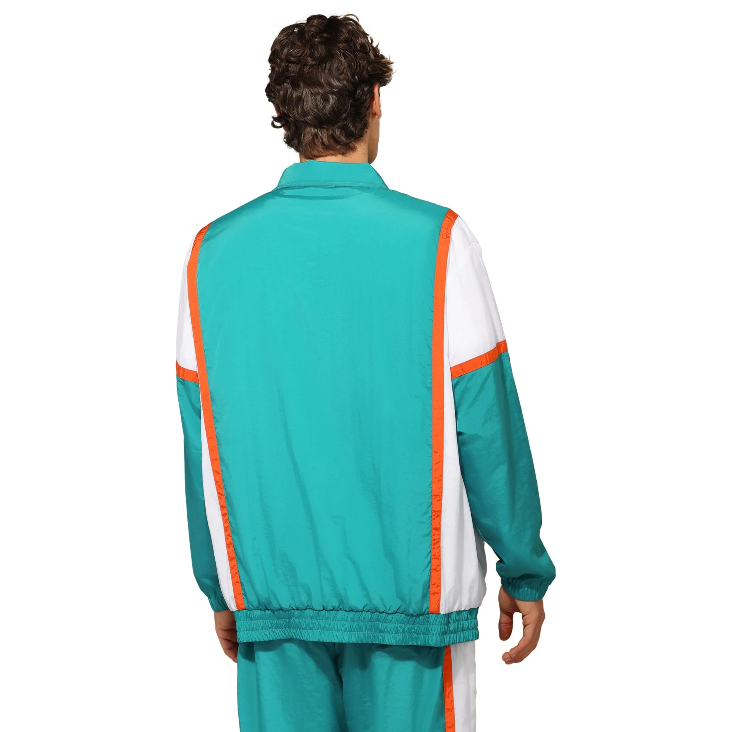 Miami Dolphins NFL Nylon Crinkle Gameday Jacket - Image 2