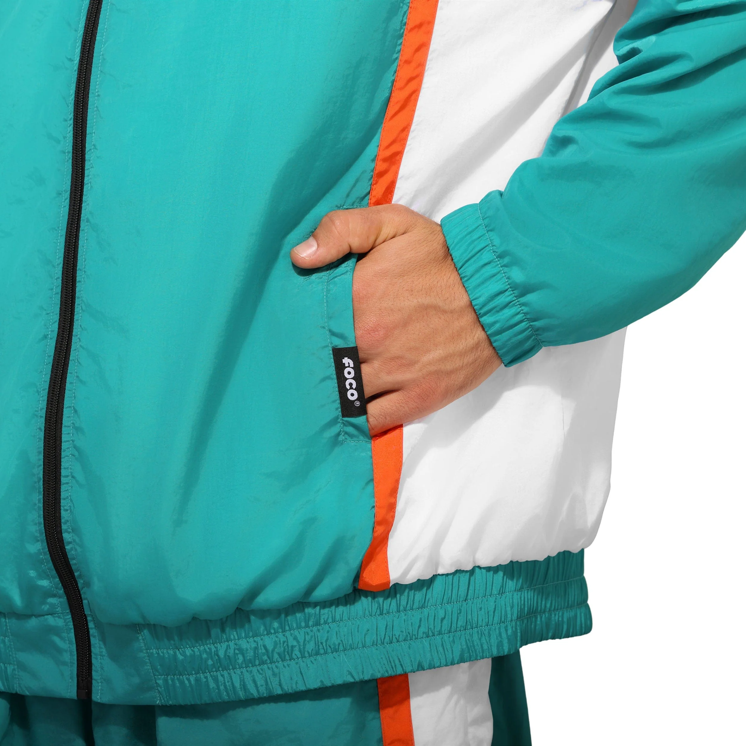 Miami Dolphins NFL Nylon Crinkle Gameday Jacket - Image 4