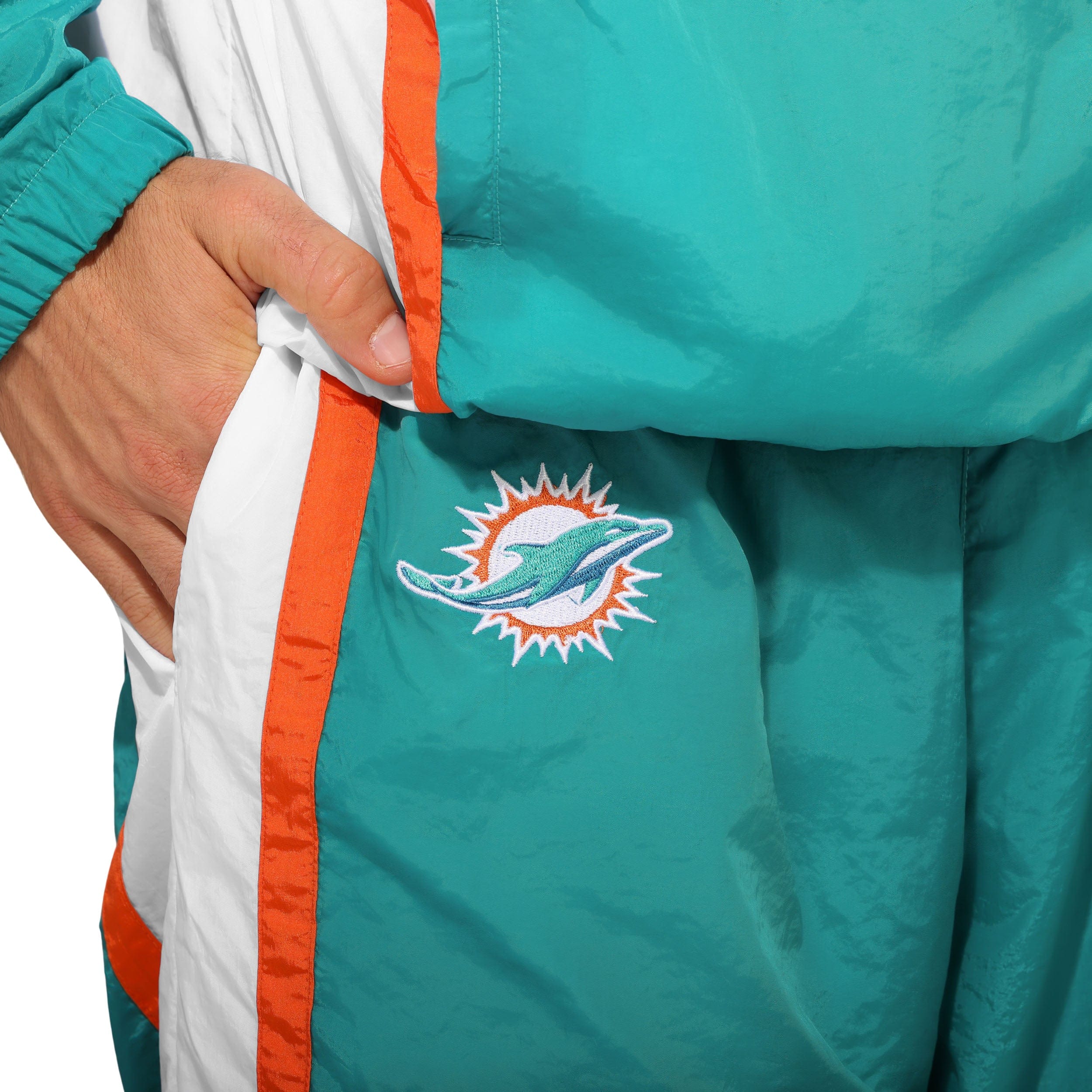 Miami Dolphins NFL Nylon Crinkle Gameday Pants - Image 3