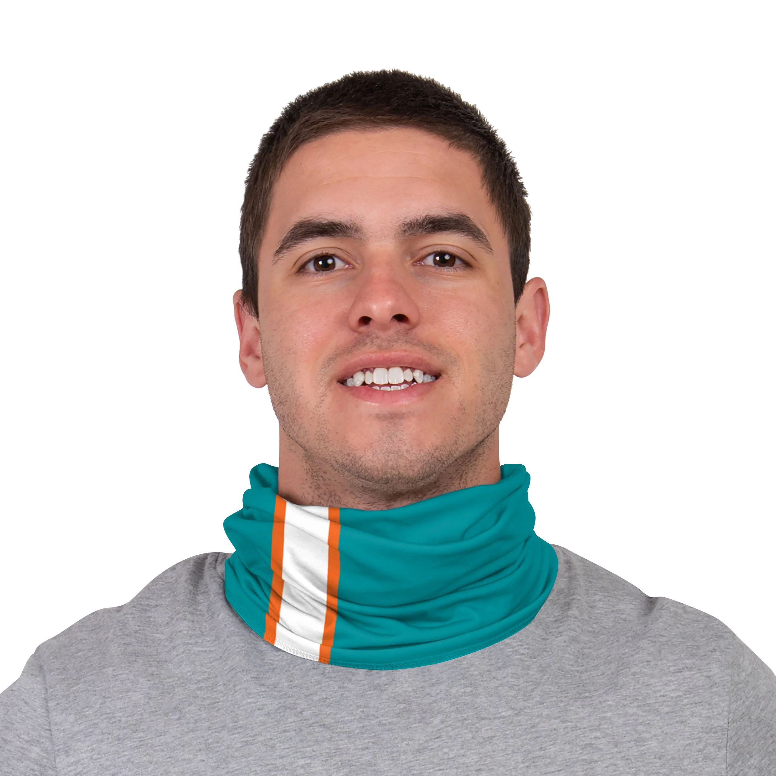 Miami Dolphins NFL On-Field Sideline Logo Gaiter Scarf - Image 2