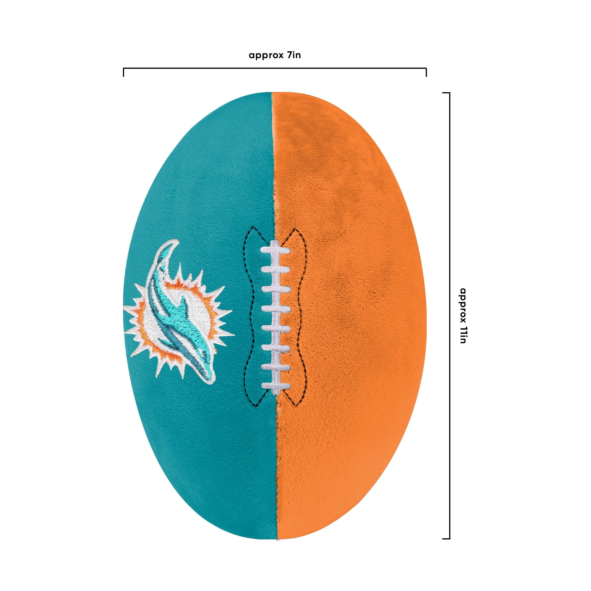 Miami Dolphins NFL Plush Football - Image 3