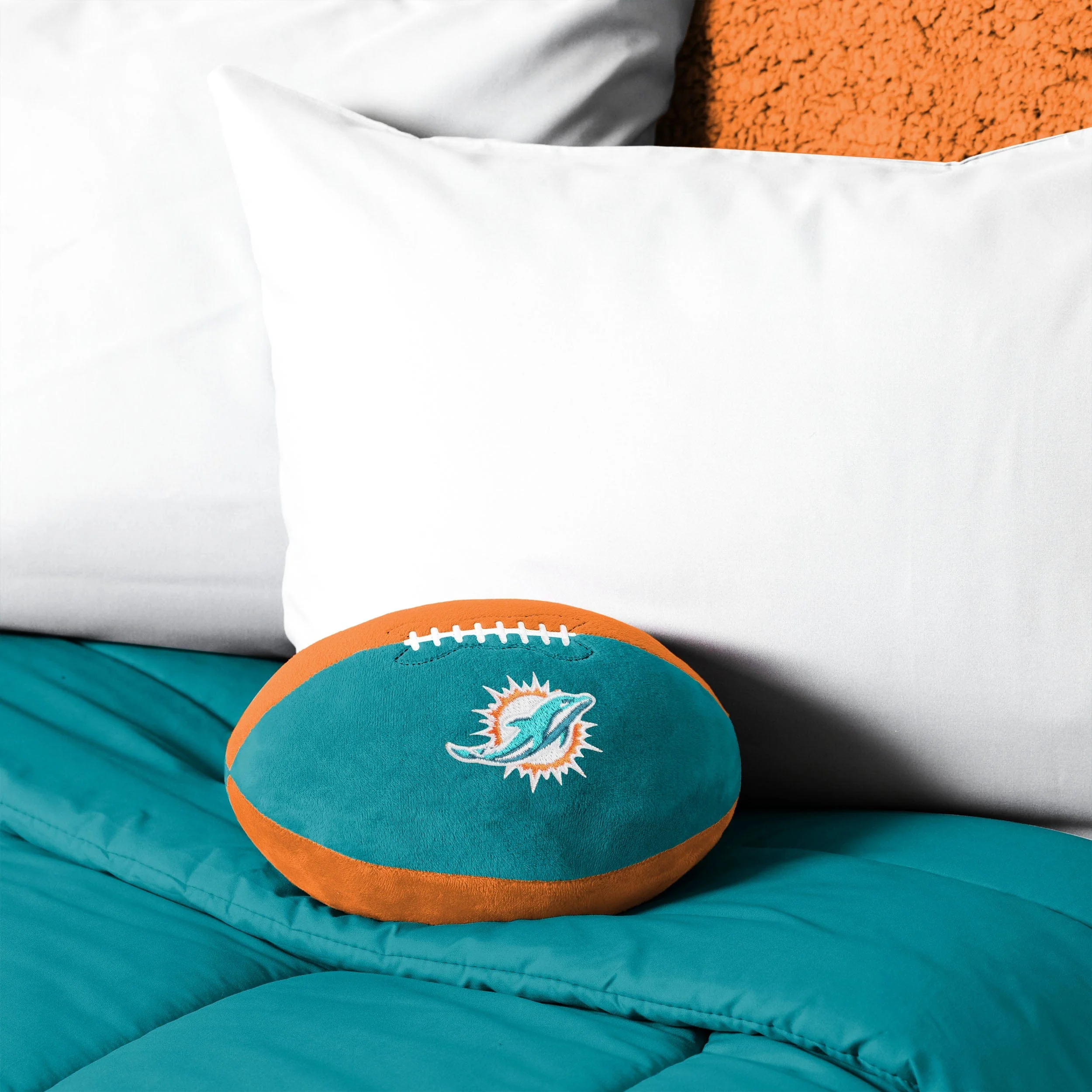 Miami Dolphins NFL Plush Football - Image 4