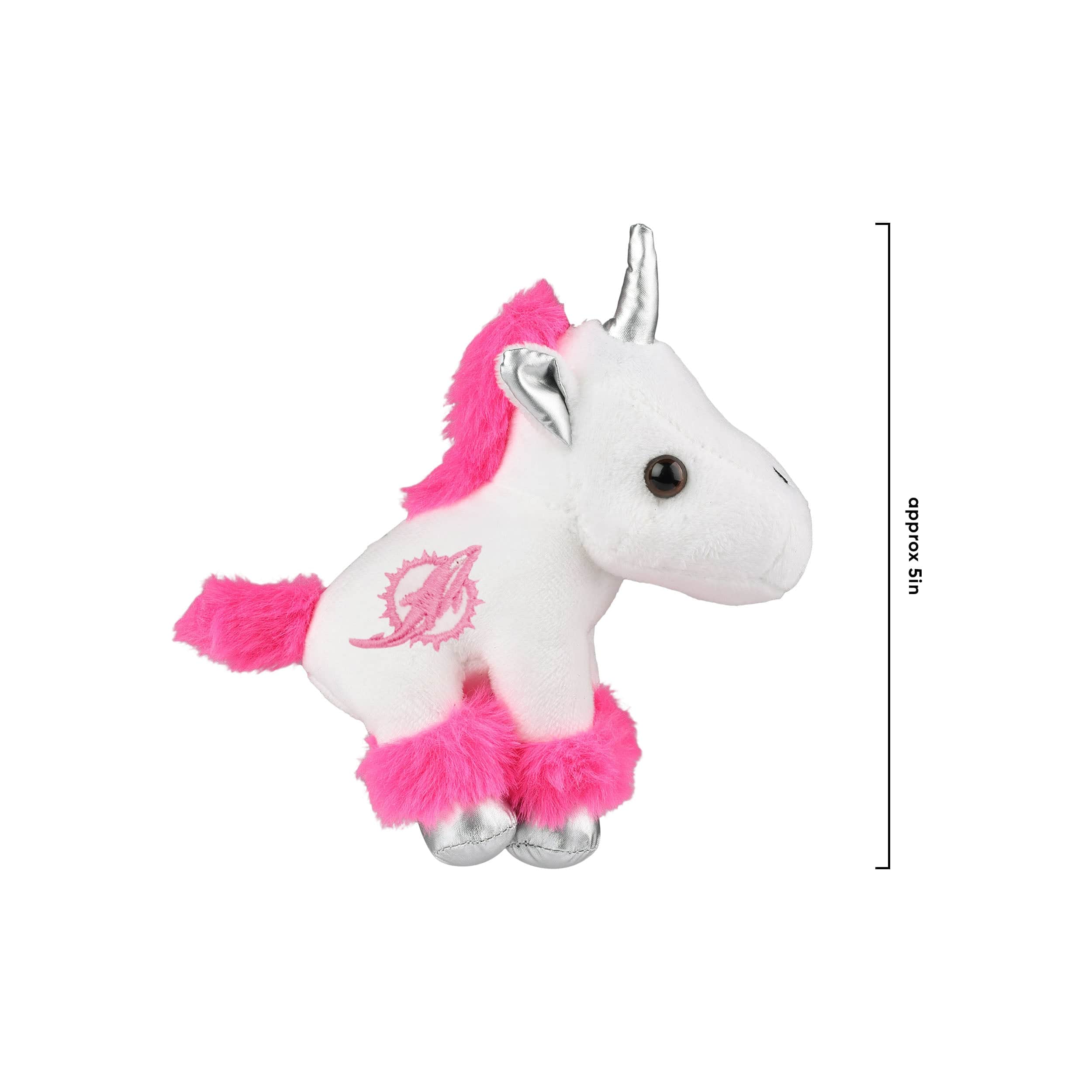 Miami Dolphins NFL Plush Unicorn Ornament - Image 3
