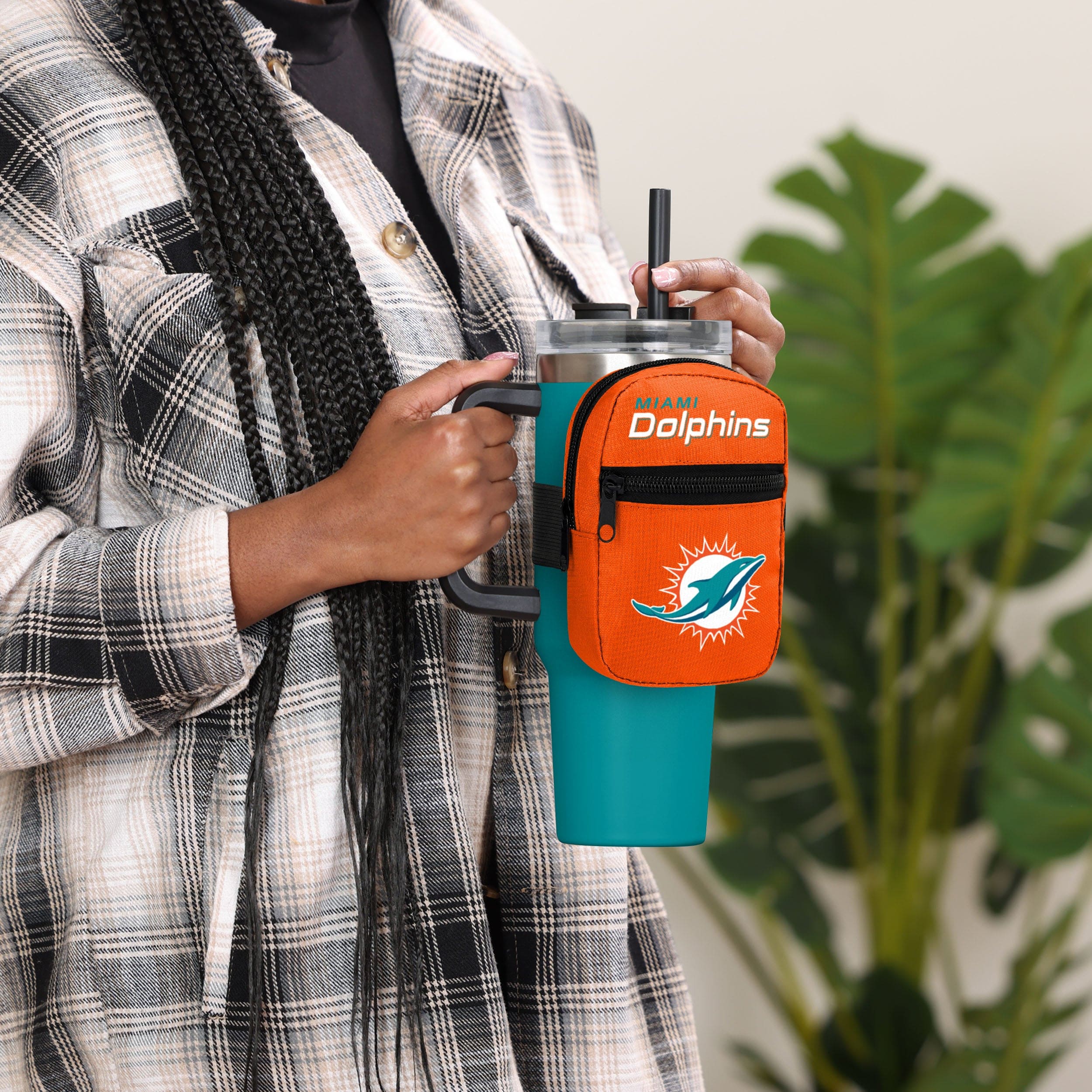 Miami Dolphins NFL Primary Logo Tumbler Fanny Pack - Image 4