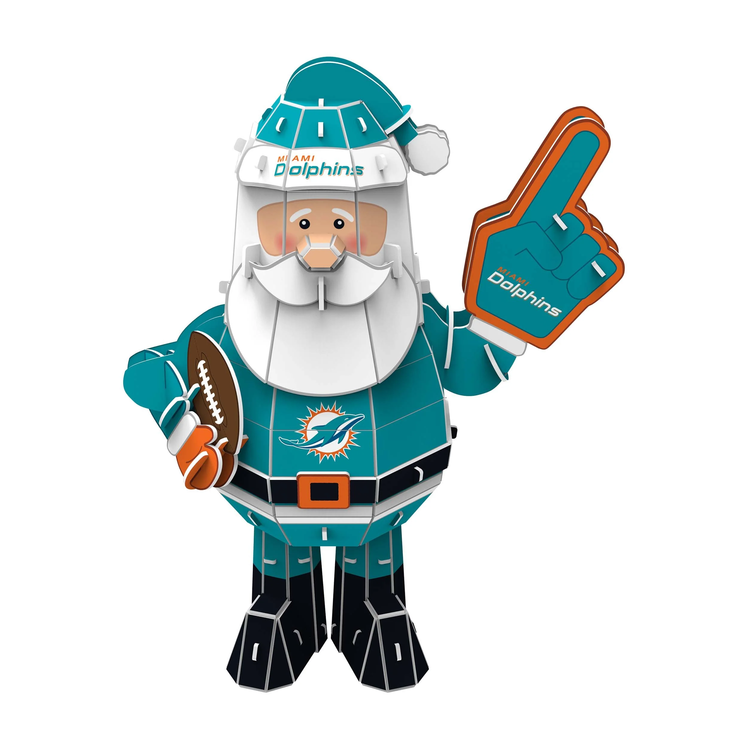 Miami Dolphins NFL PZLZ Santa - Image 2