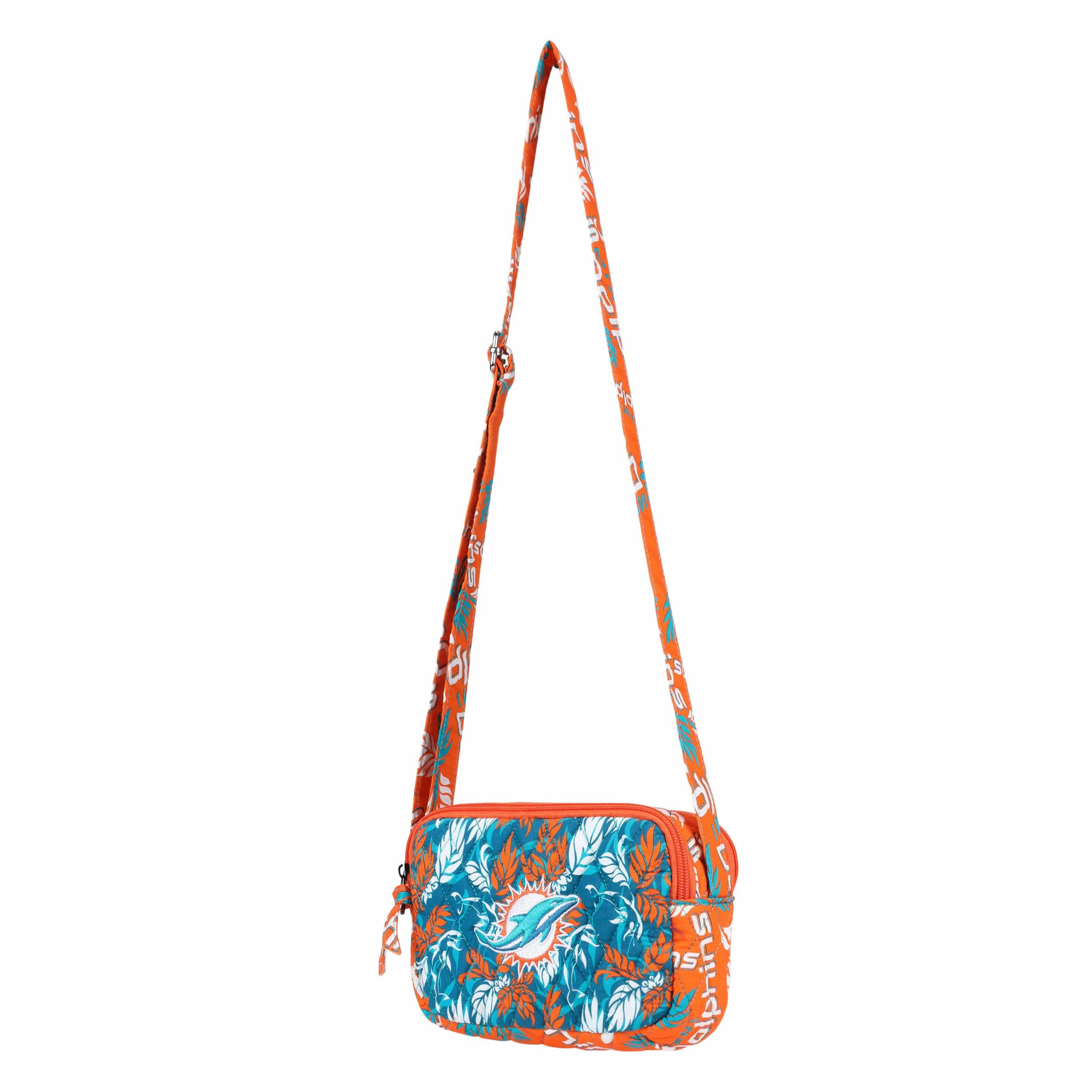 Miami Dolphins NFL Quilted Crossbody Bag - Image 3