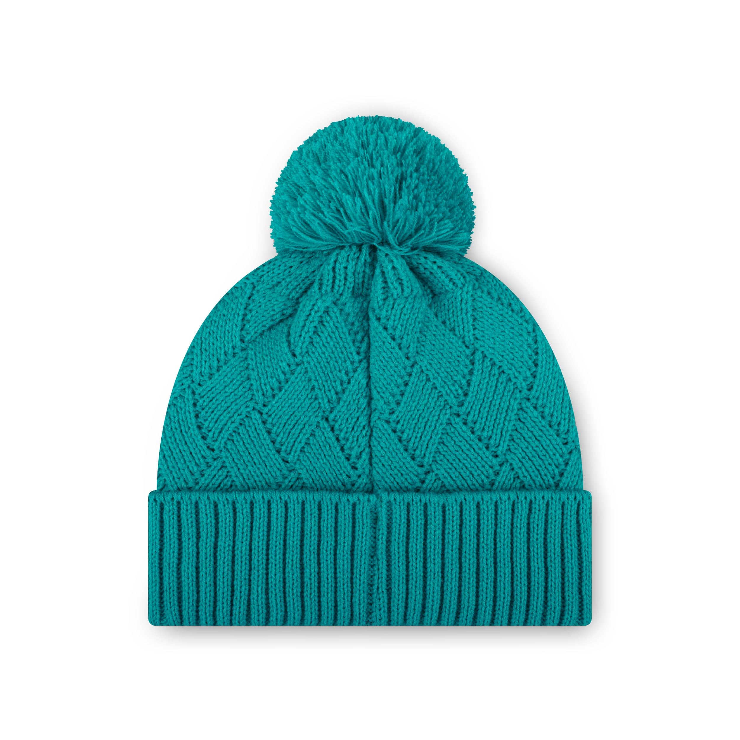 Miami Dolphins NFL Rhinestone Primary Logo Criss Cross Beanie - Image 2