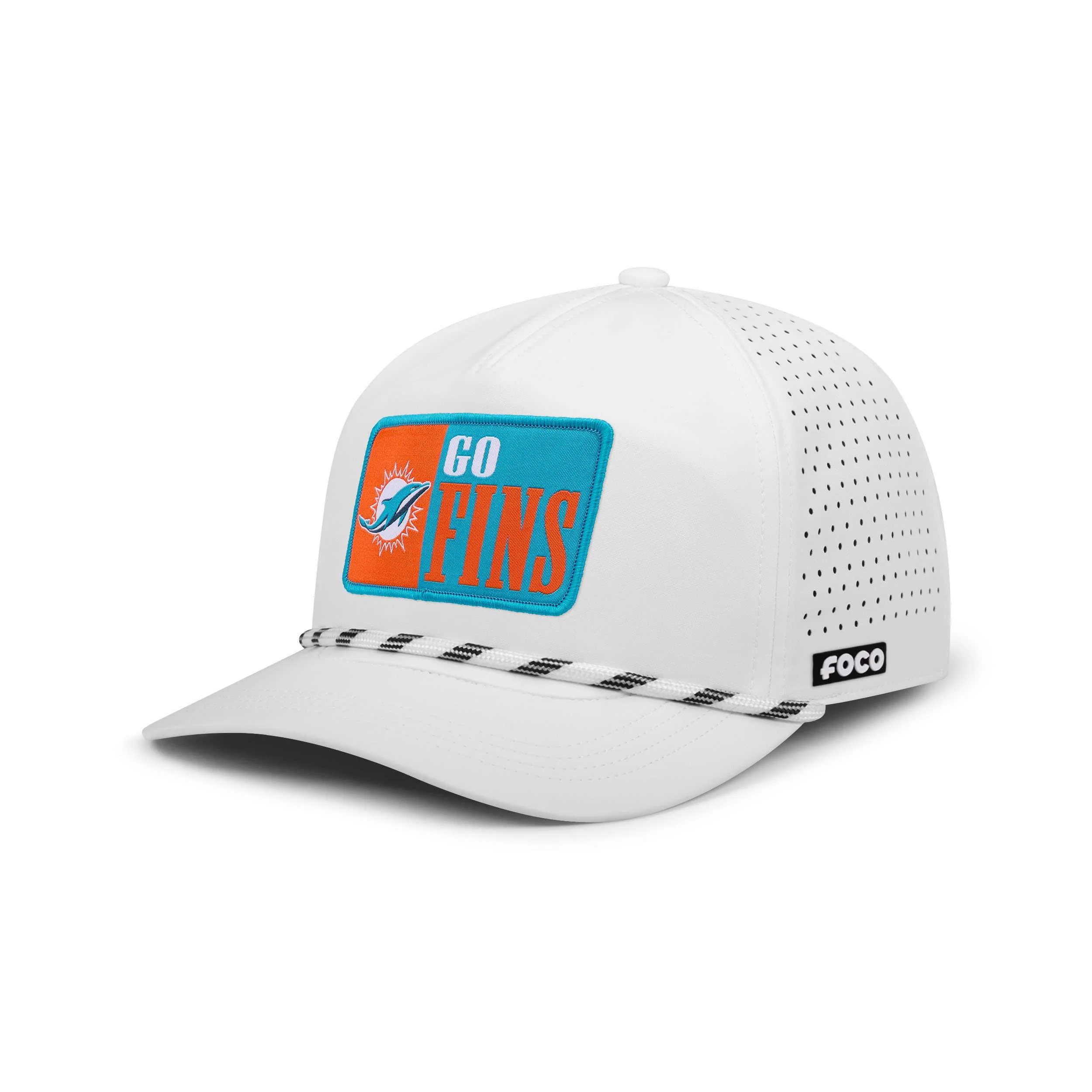 Miami Dolphins NFL Slogan Patch Poly Pro Marquee RF Cap (PREORDER - SHIPS LATE JULY)