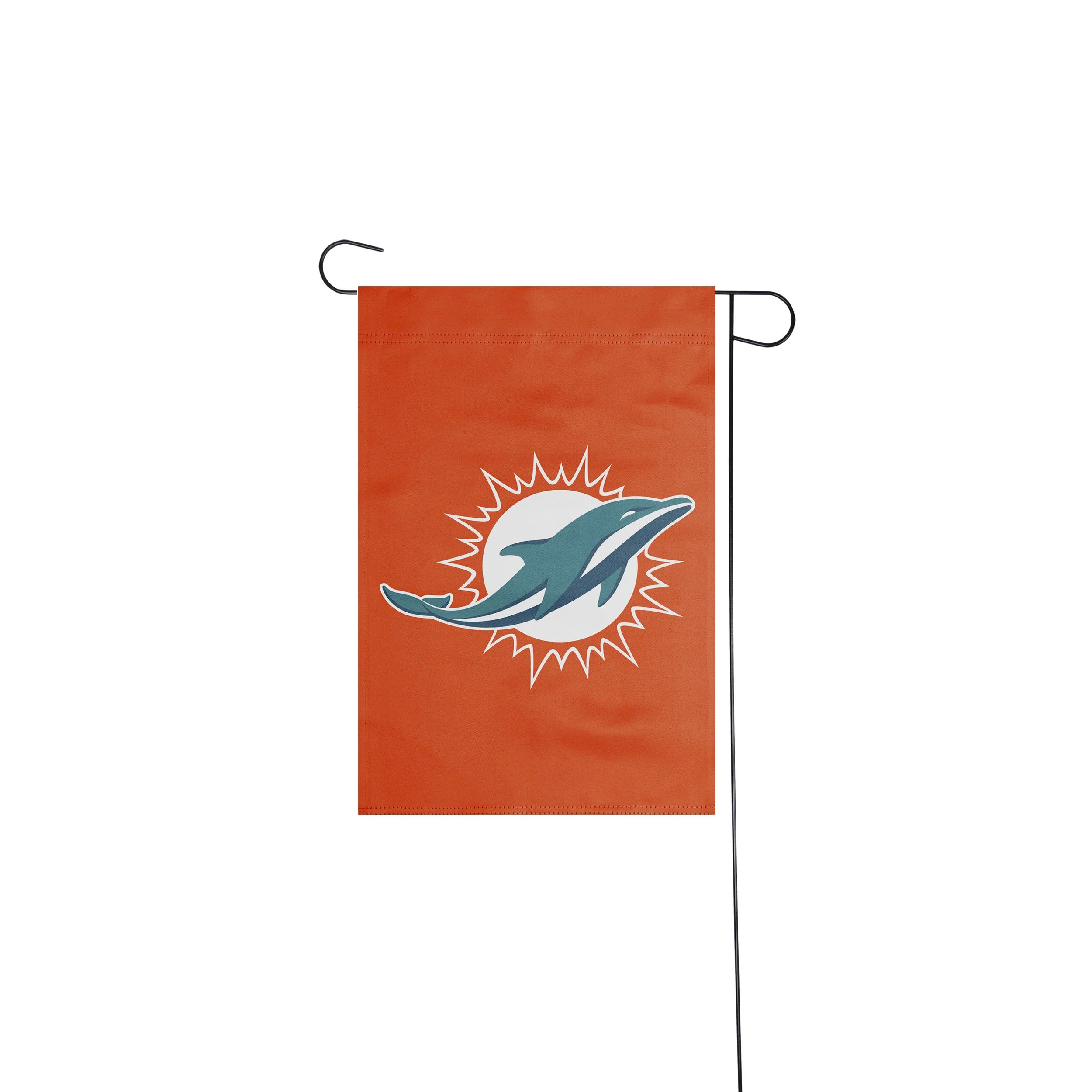 Miami Dolphins NFL Solid Garden Flag - Image 2