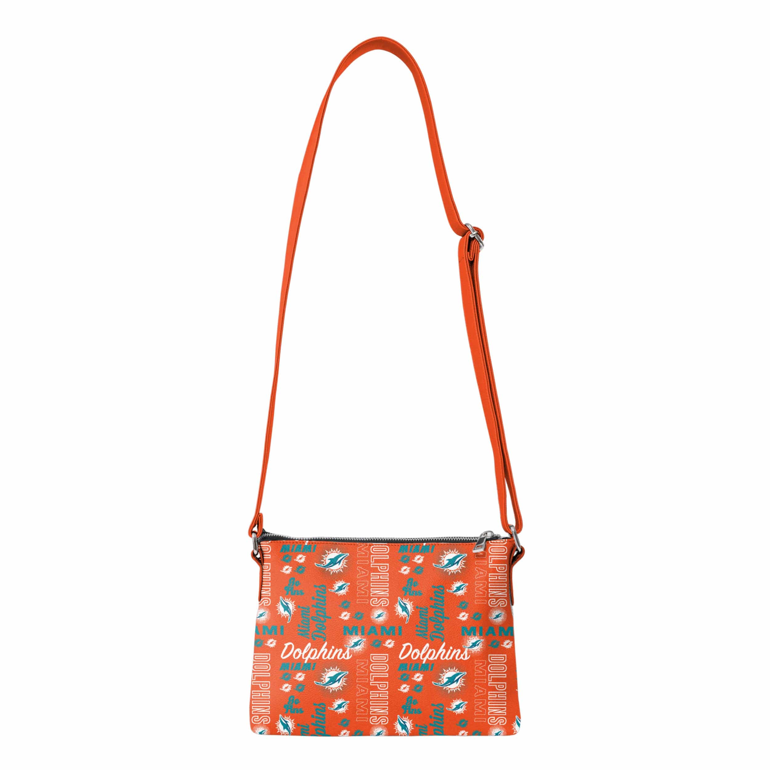 Miami Dolphins NFL Spirited Style Printed Collection Foldover Tote Bag - Image 5