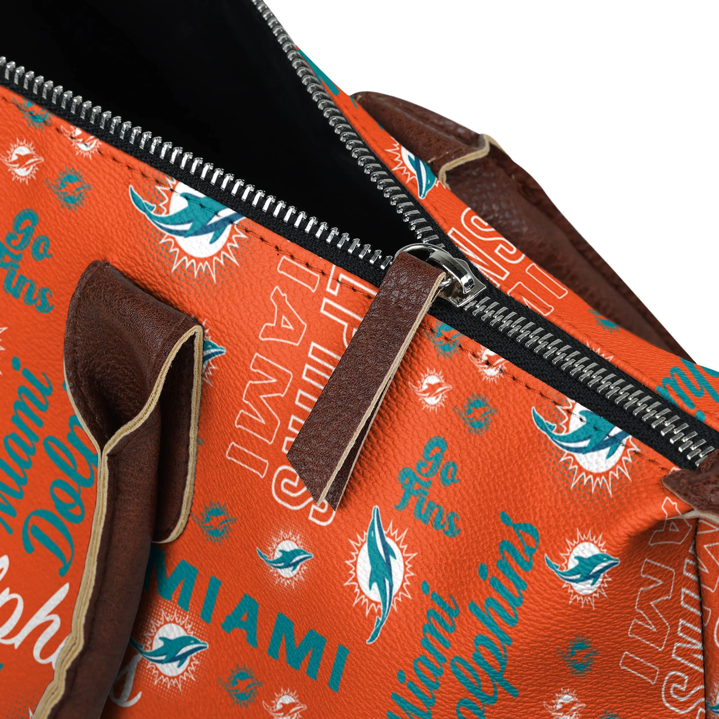 Miami Dolphins NFL Spirited Style Printed Collection Tote Bag - Image 4