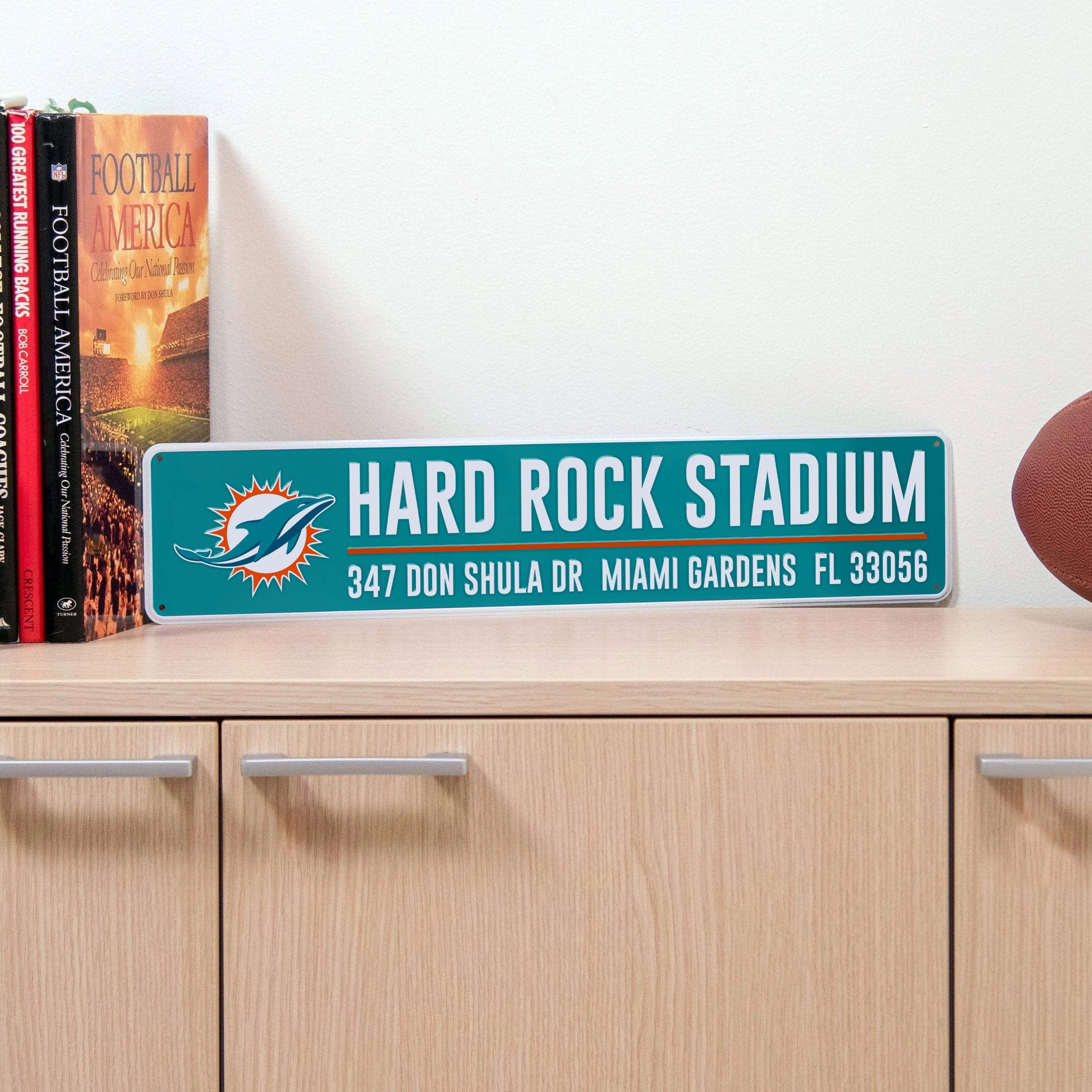 Miami Dolphins NFL Stadium Street Sign - Image 2