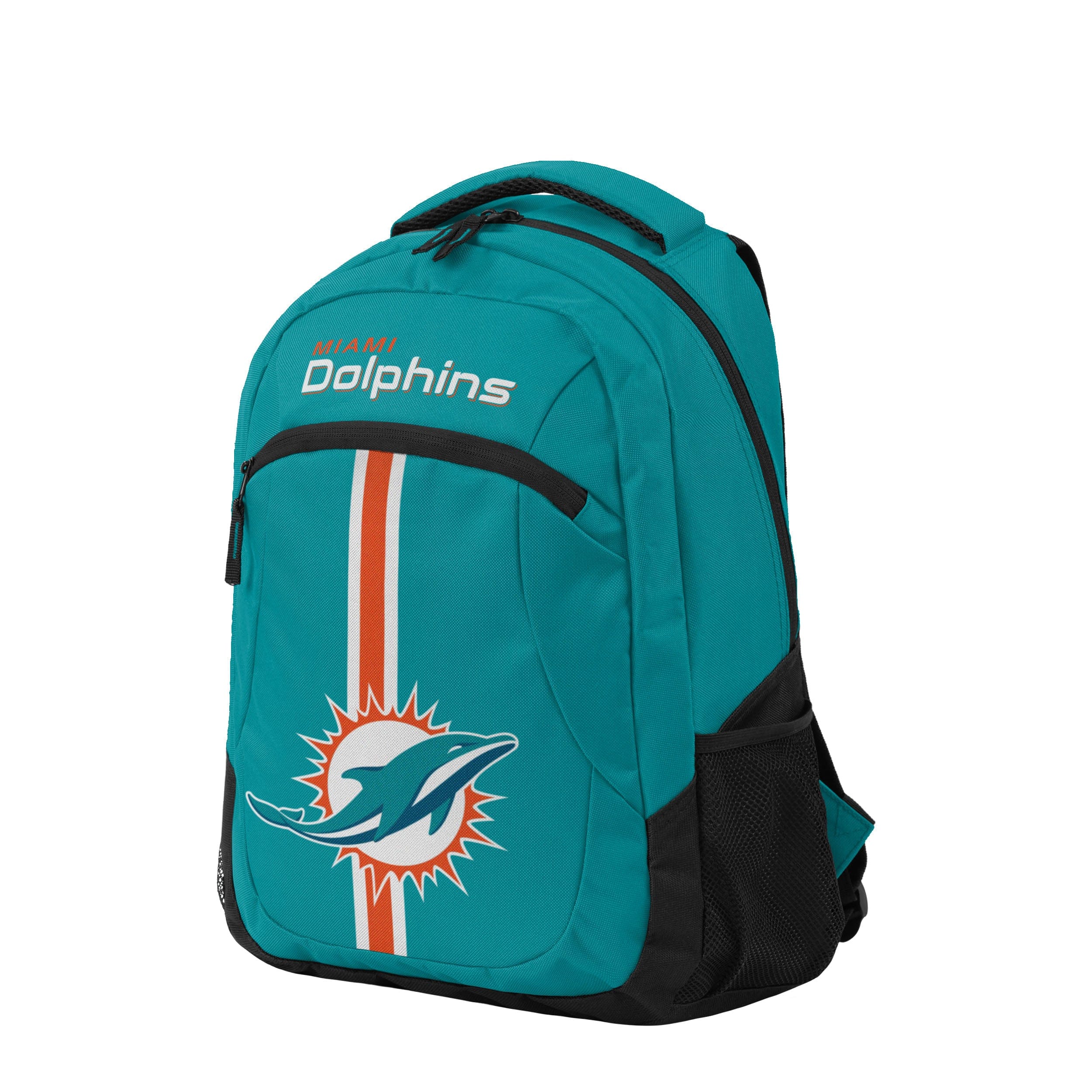 Miami Dolphins NFL Teal Alternate Color Action Backpack - Image 2