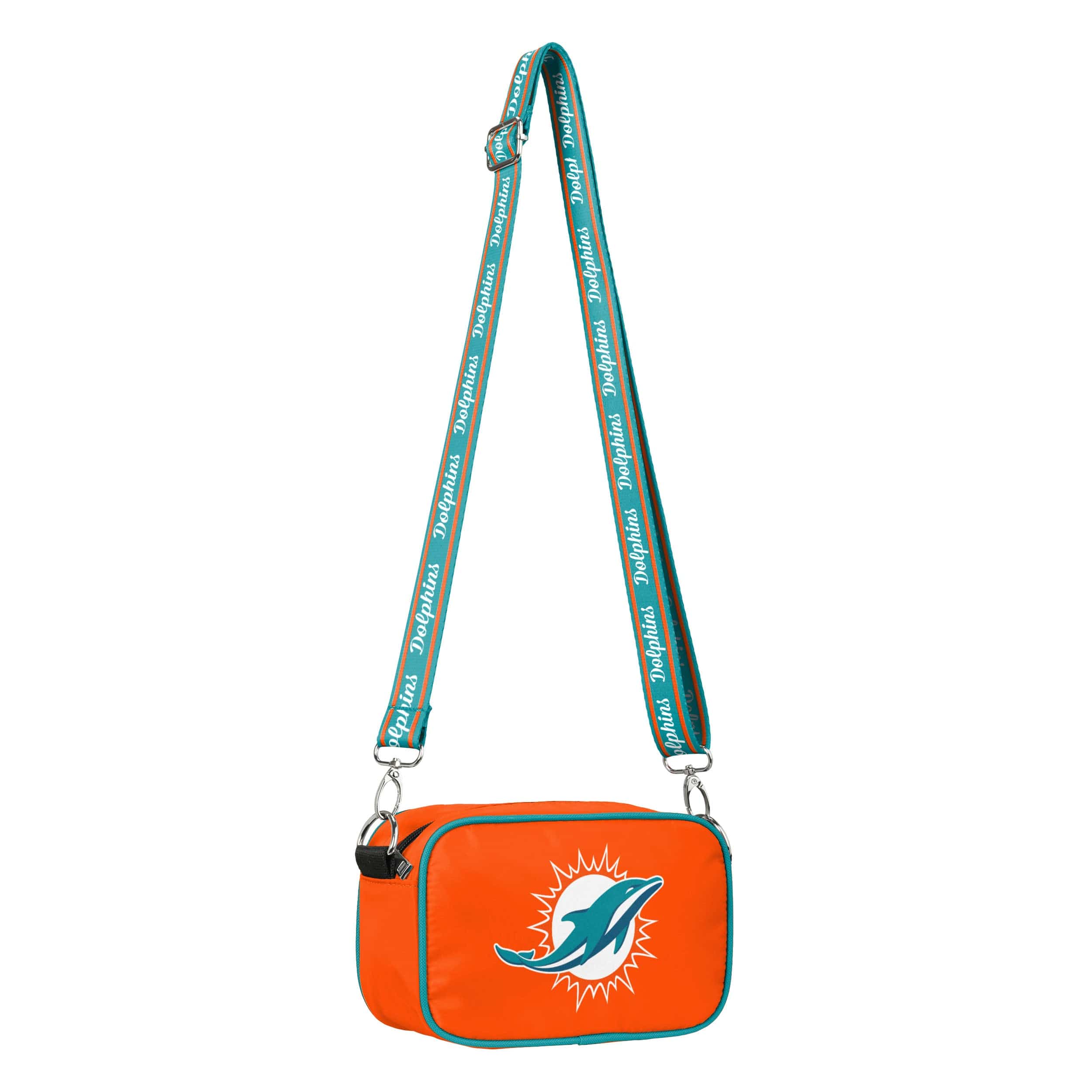 Miami Dolphins NFL Team Logo Crossbody Bag - Image 2