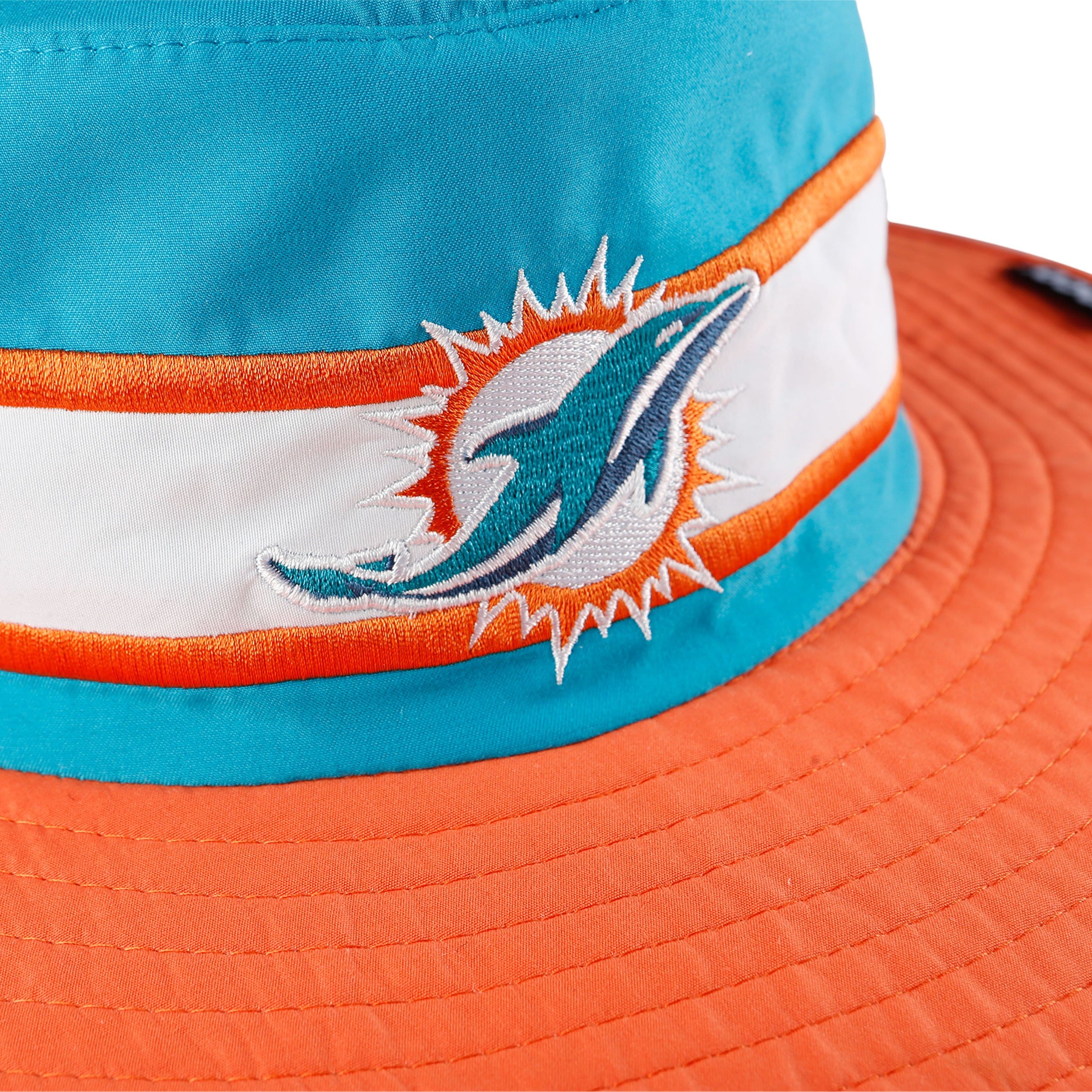 Miami Dolphins NFL Team Stripe Boonie Hat - Image 3
