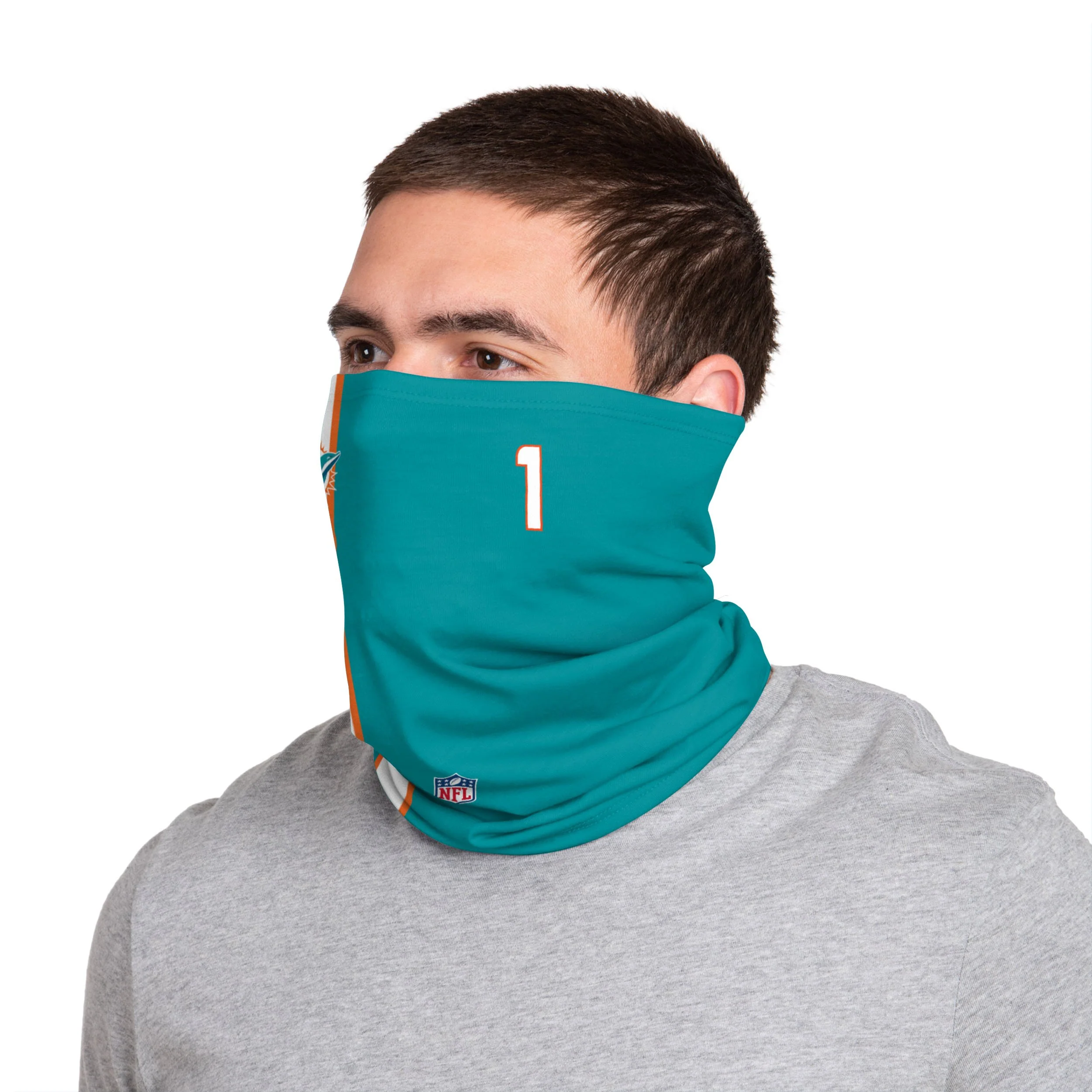 Miami Dolphins NFL Tua Tagovailoa On-Field Sideline Gaiter Scarf - Image 3