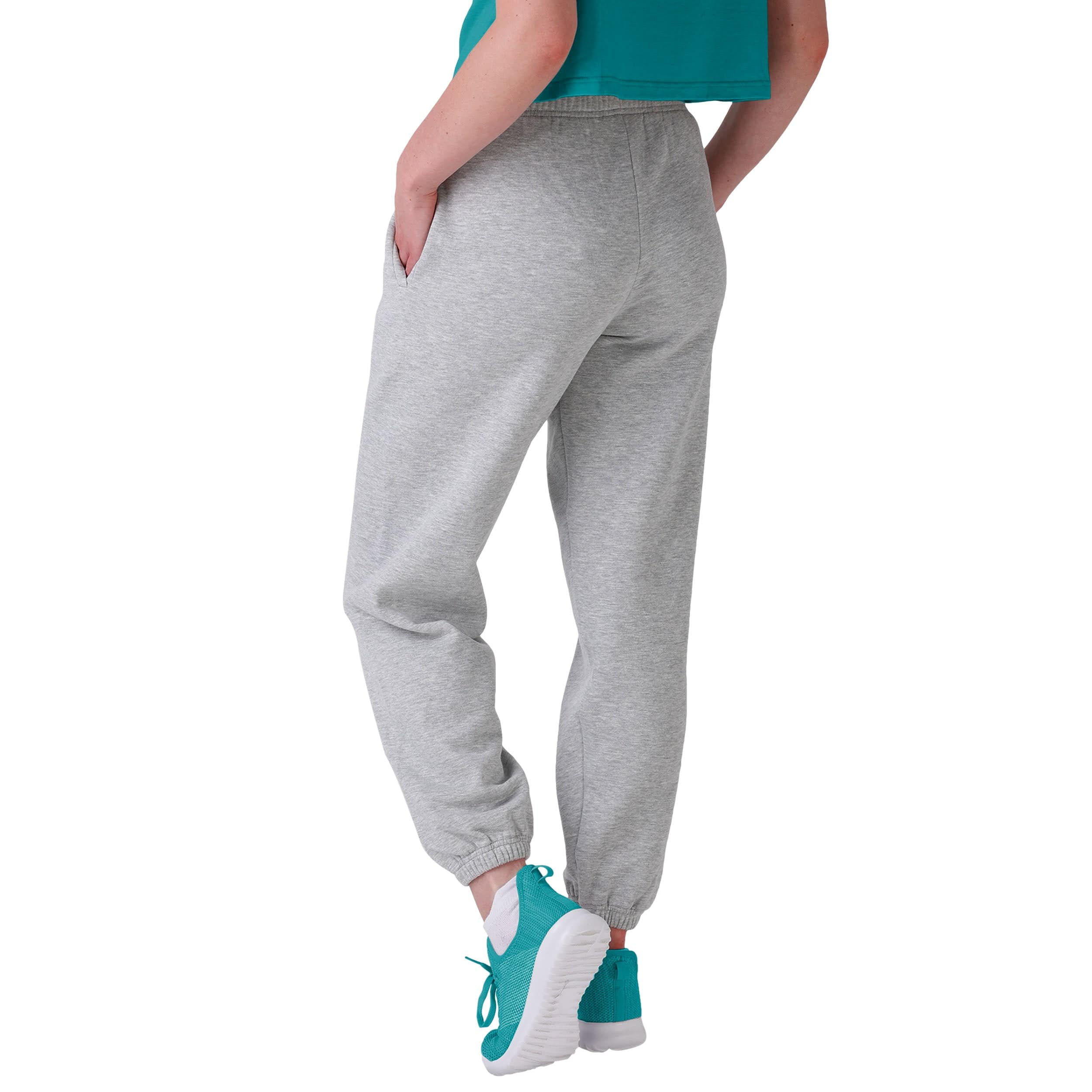 Miami Dolphins NFL Womens Big Wordmark Gray Sweatpants - Image 2