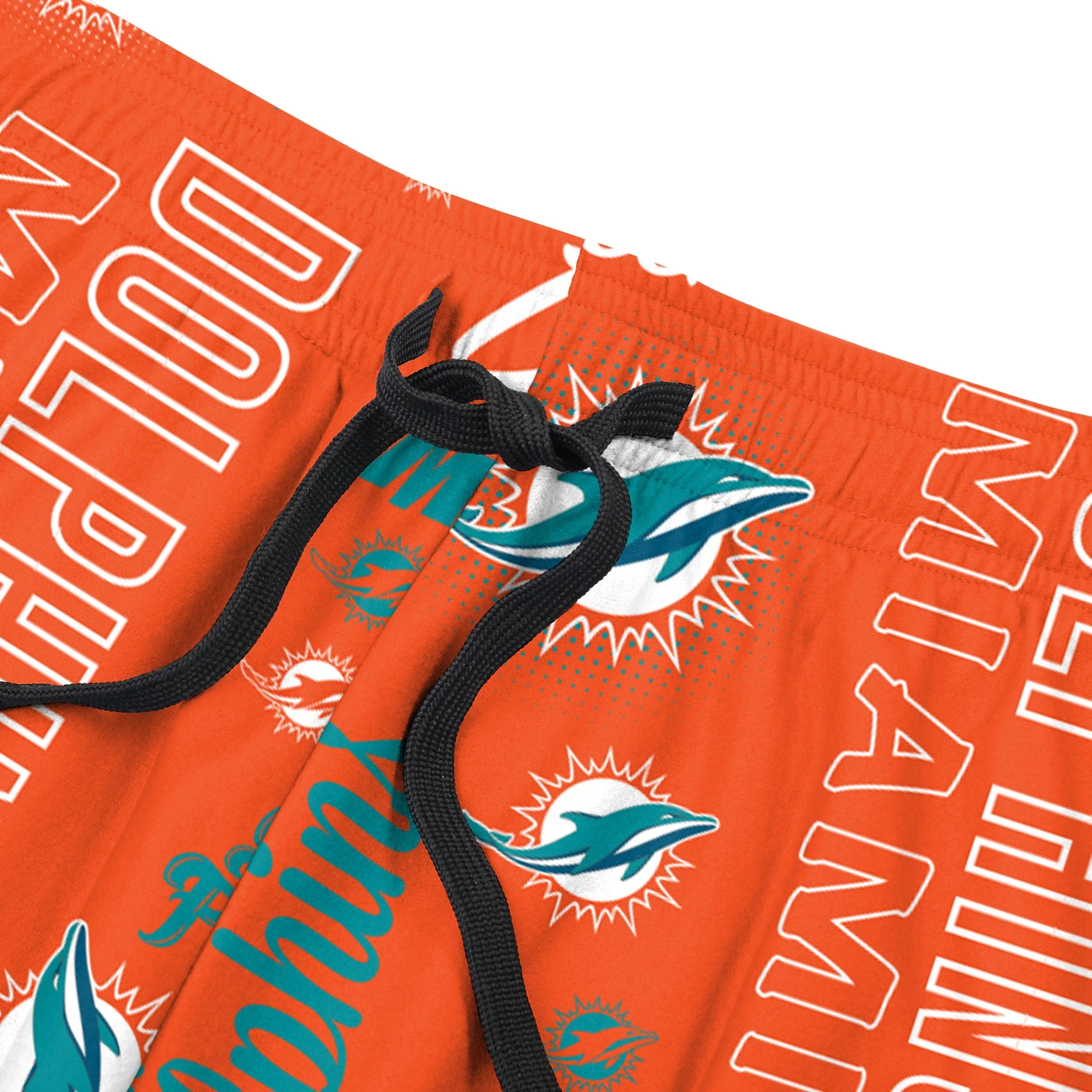 Miami Dolphins NFL Womens Mini Print Lounge Pants - Image 3