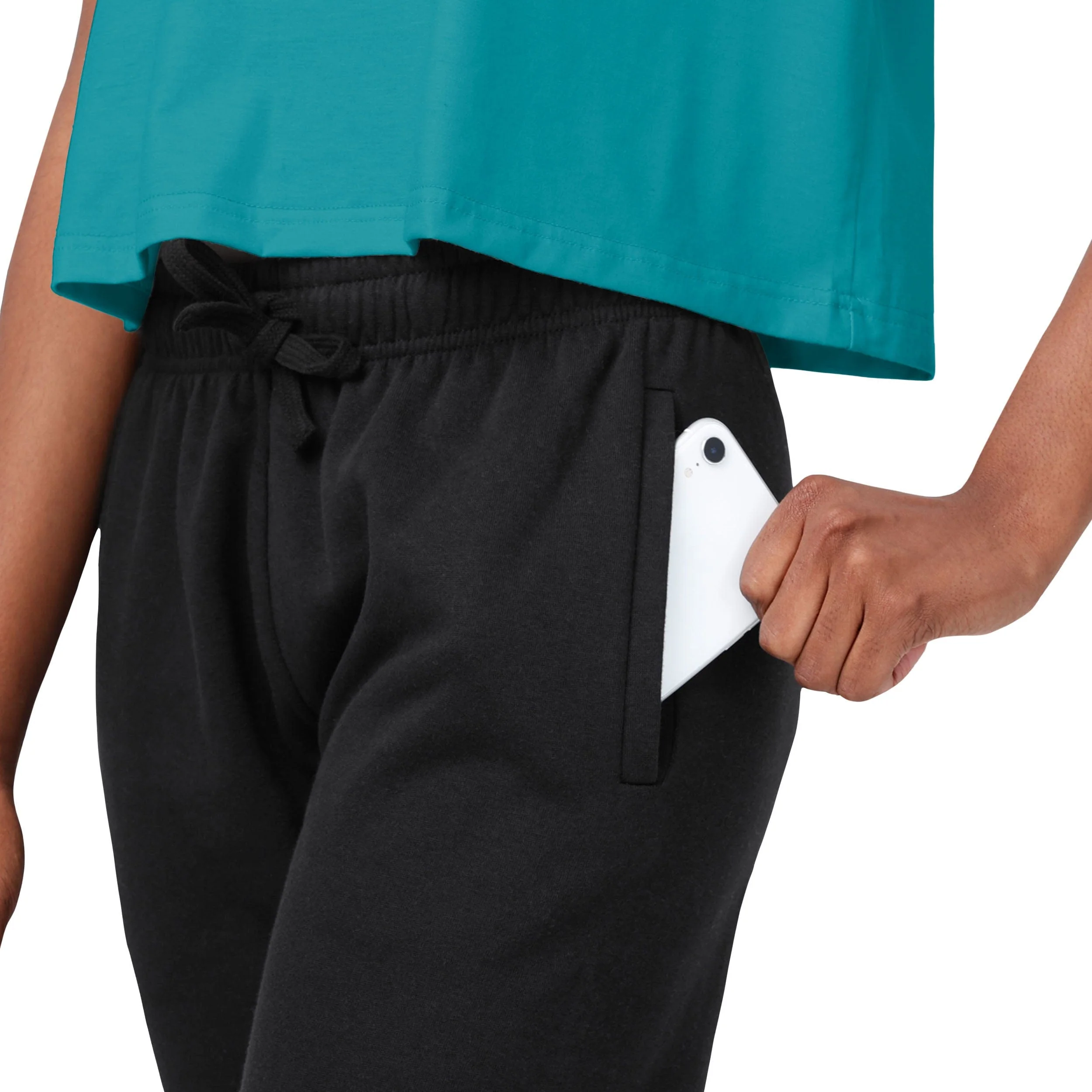 Miami Dolphins NFL Womens Script Wordmark Black Joggers - Image 3