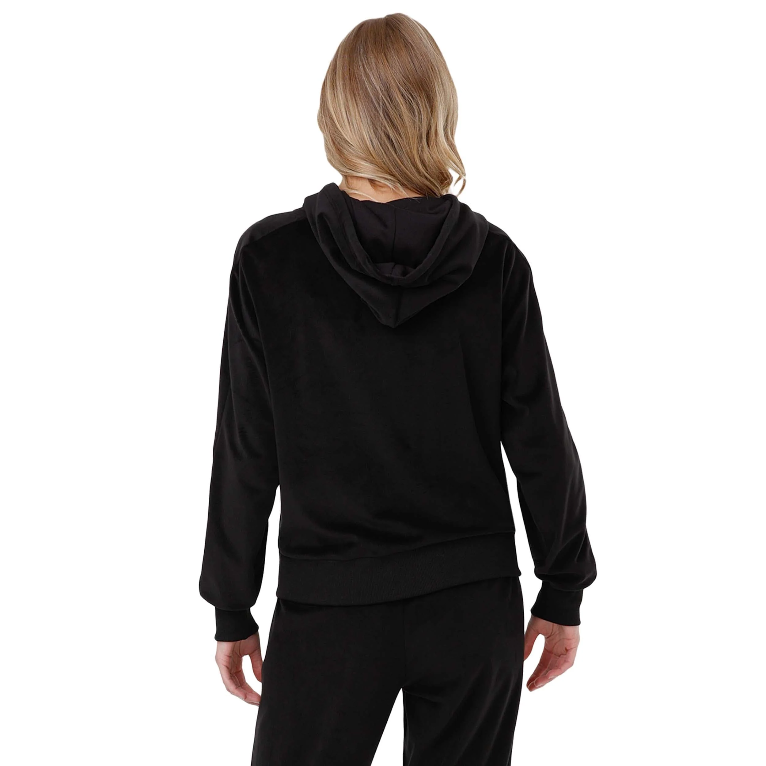 Miami Dolphins NFL Womens Velour Zip Up Top - Image 2