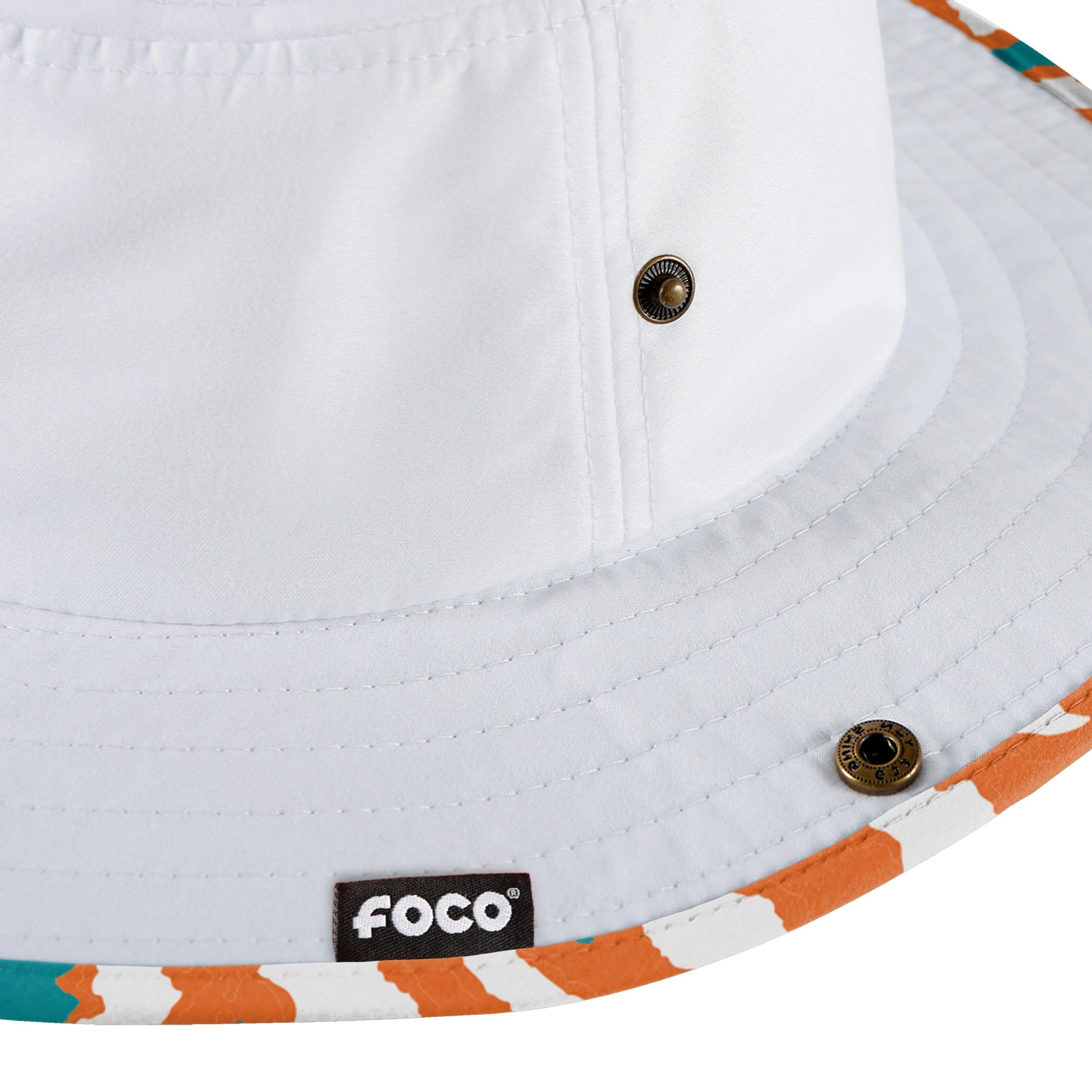 Miami Dolphins NFL Womens White Hybrid Boonie Hat - Image 3
