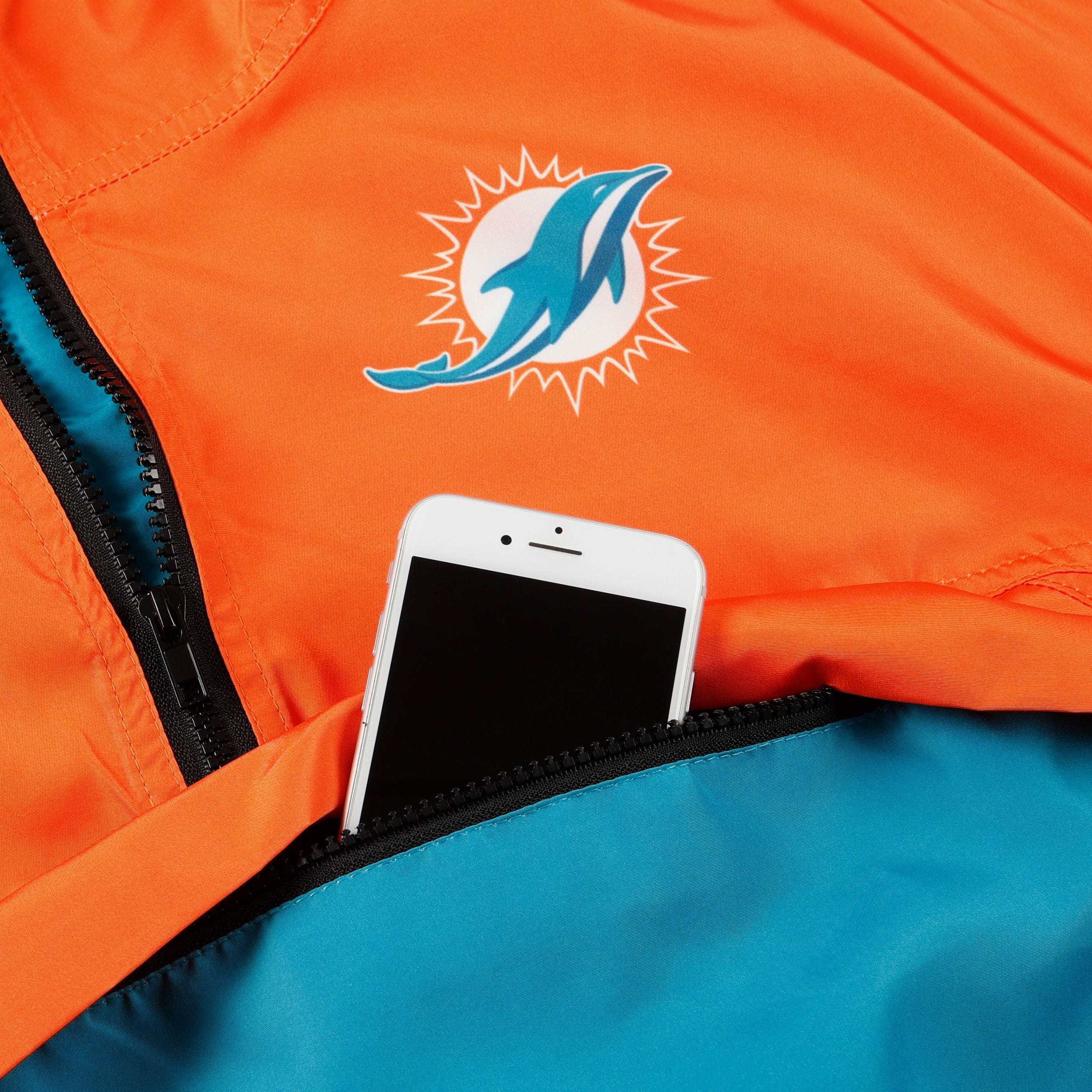 Miami Dolphins NFL Womens Winning Play Windbreaker - Image 3