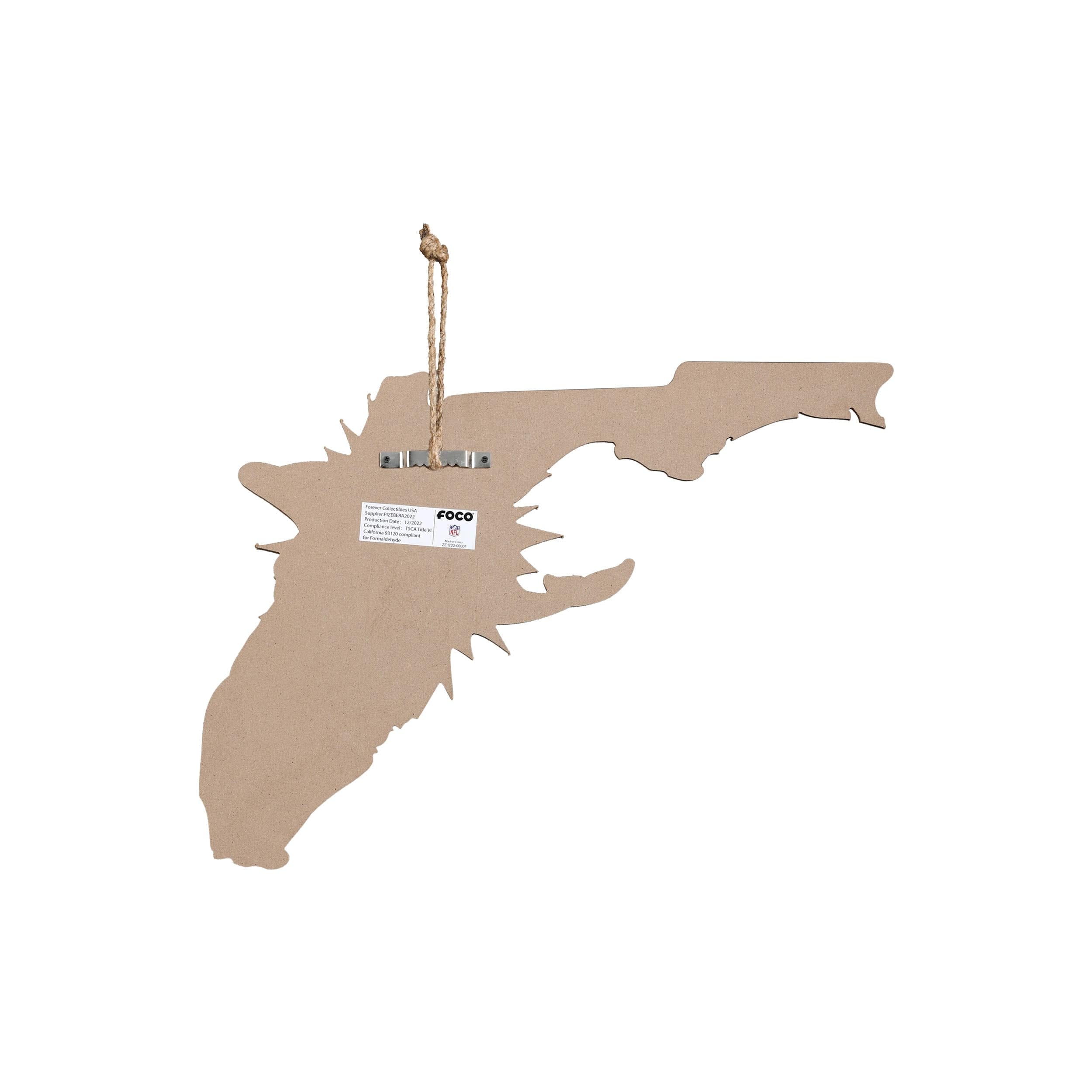 Miami Dolphins NFL Wood State Sign - Image 6