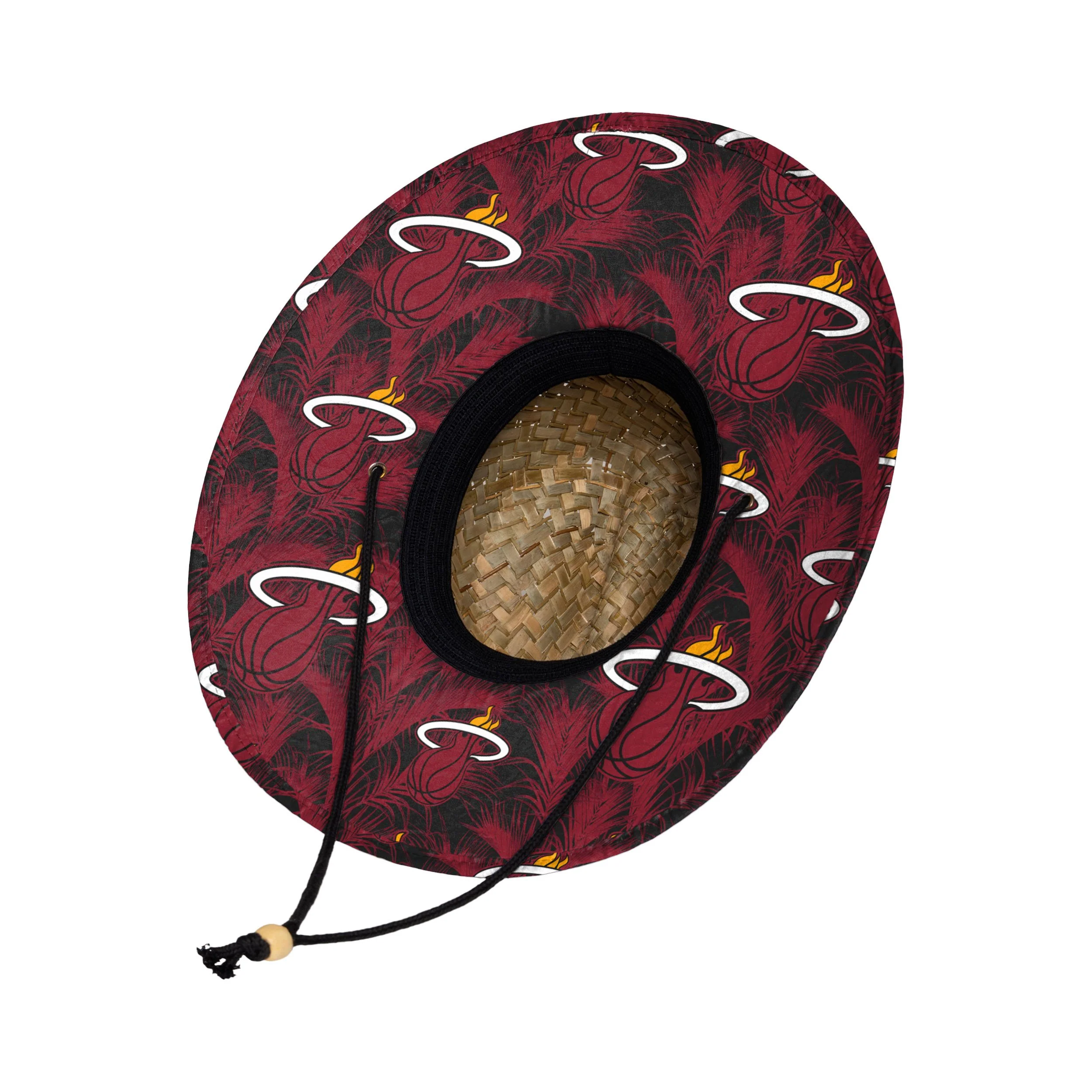 Miami Heat NBA Floral Straw Hat - Image 2