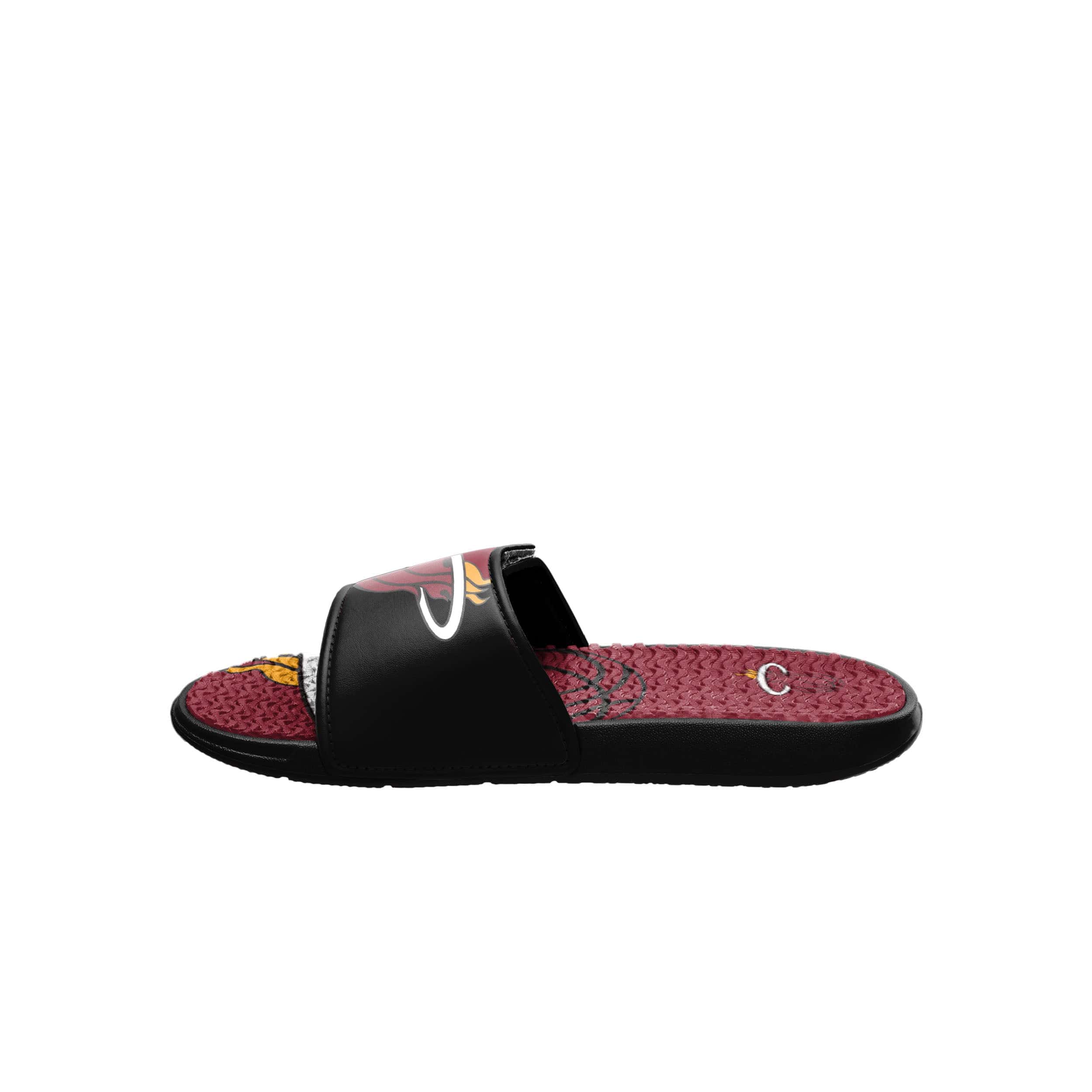 Miami Heat NBA Mens Colorblock Big Logo Gel Slides - Image 4