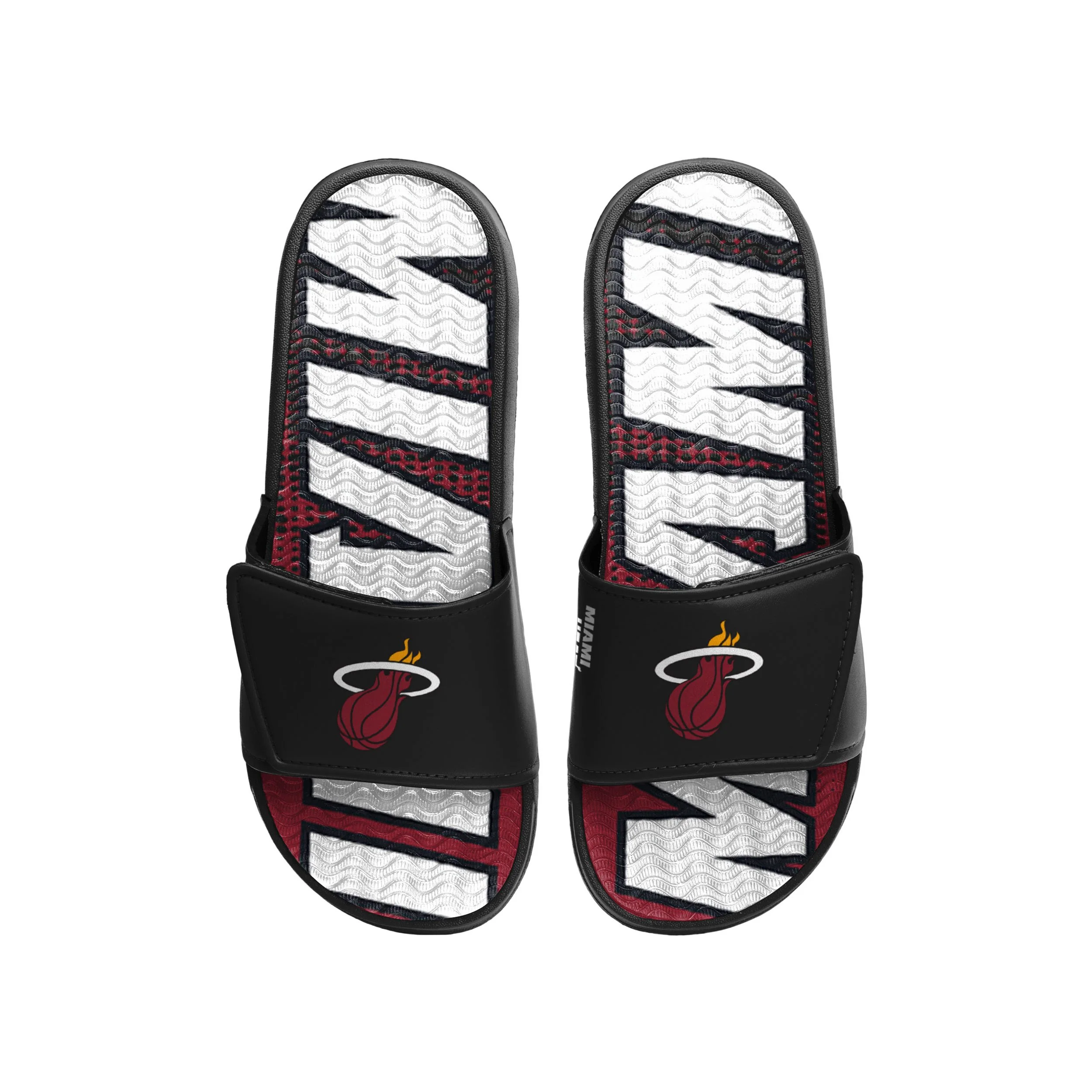 Miami Heat NBA Mens Gradient Wordmark Gel Slide - Image 2