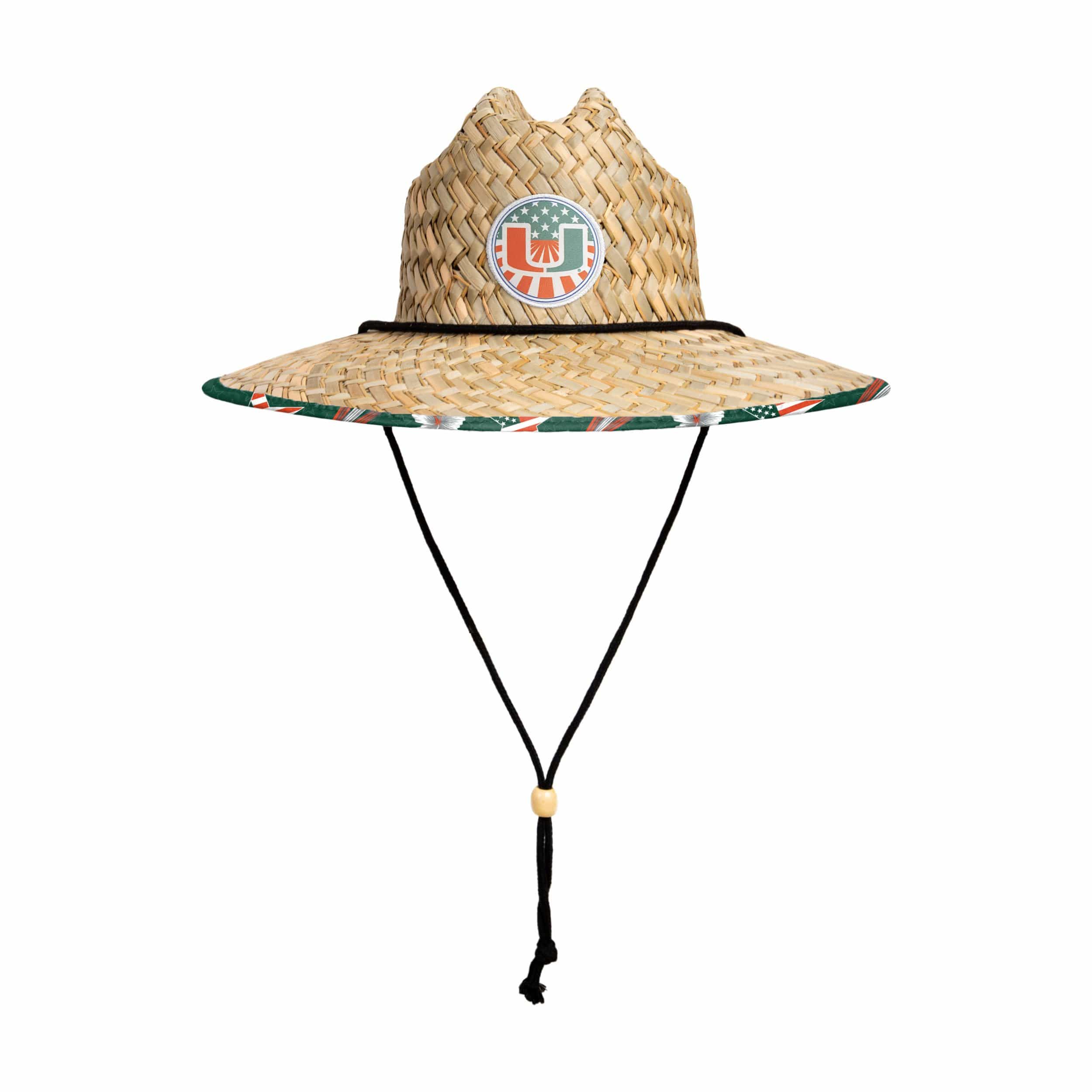 Miami Hurricanes NCAA Americana Straw Hat - Image 3