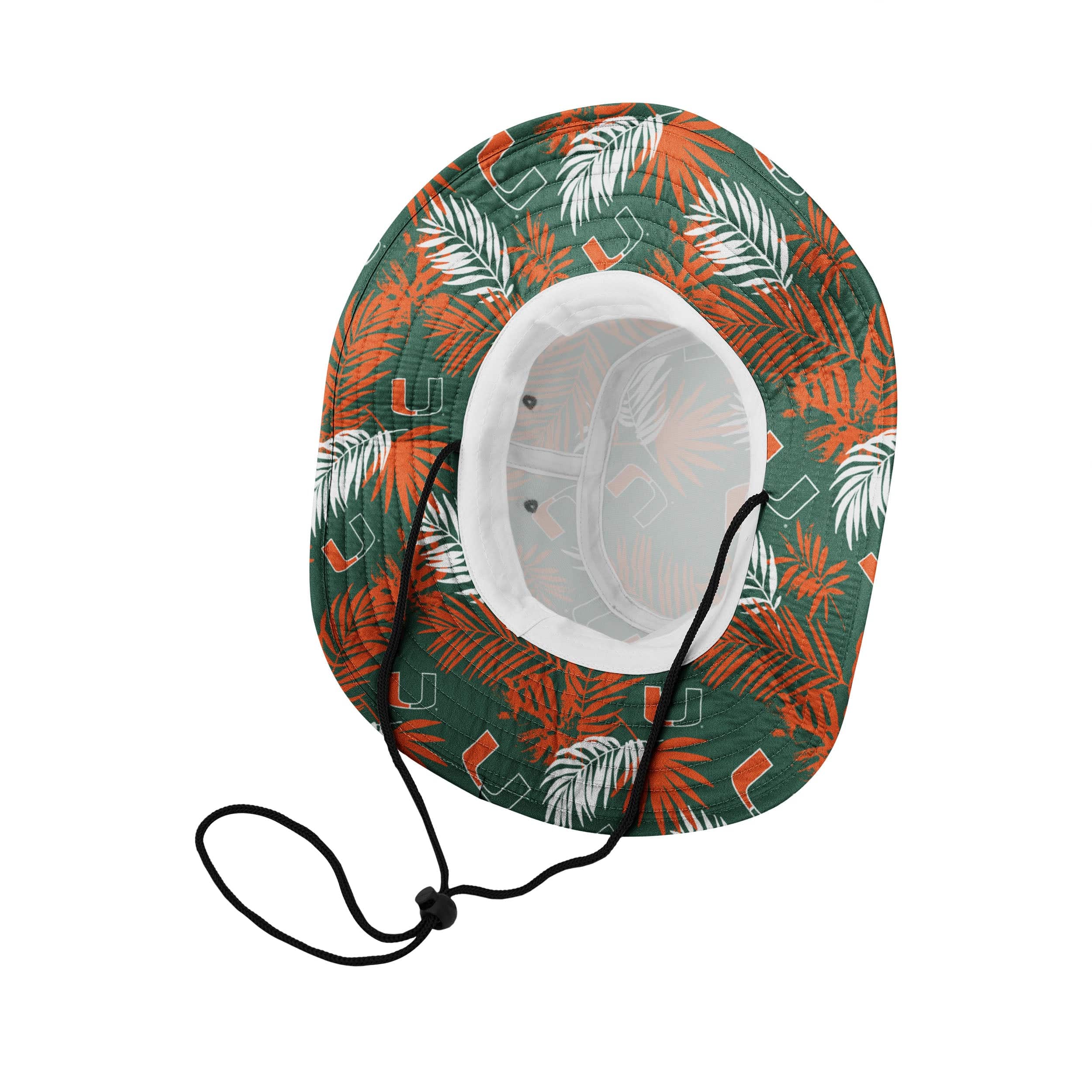 Miami Hurricanes NCAA Floral Boonie Hat - Image 3