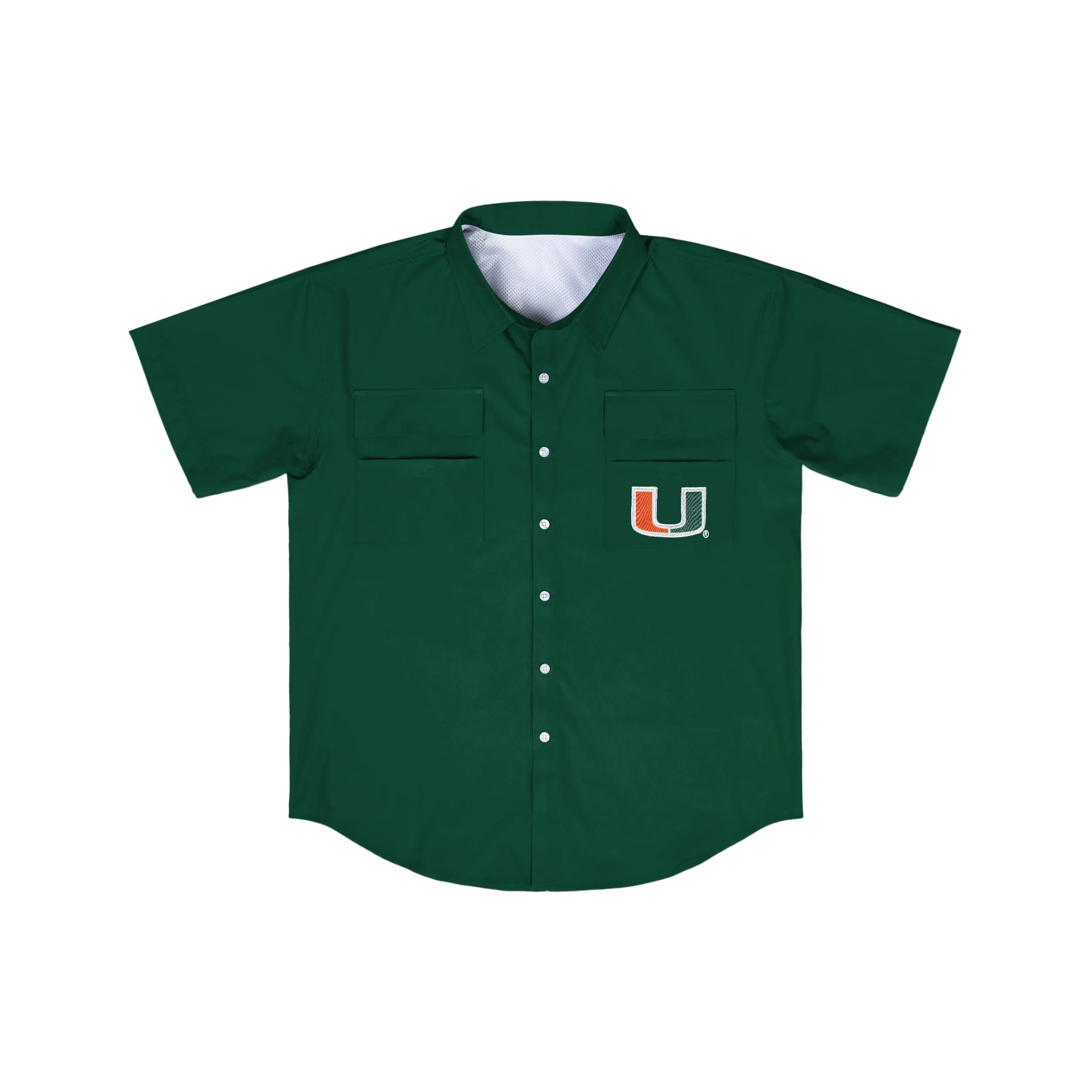 Miami Hurricanes NCAA Mens Gone Fishing Shirt - Image 7