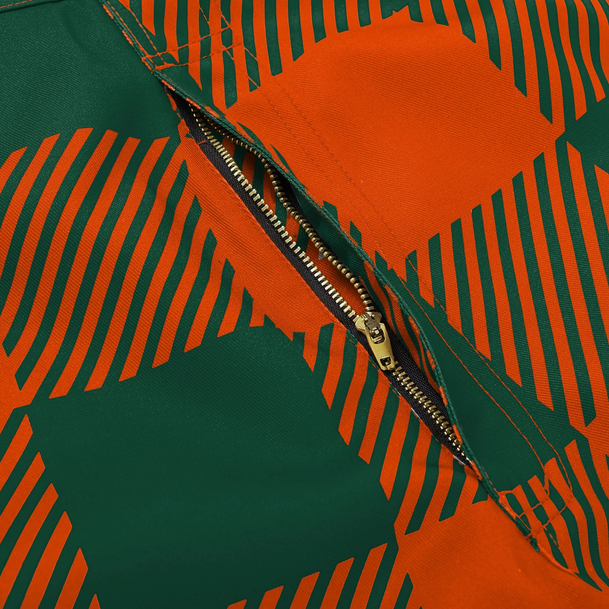 Miami Hurricanes NCAA Mens Plaid Bib Overalls - Image 6
