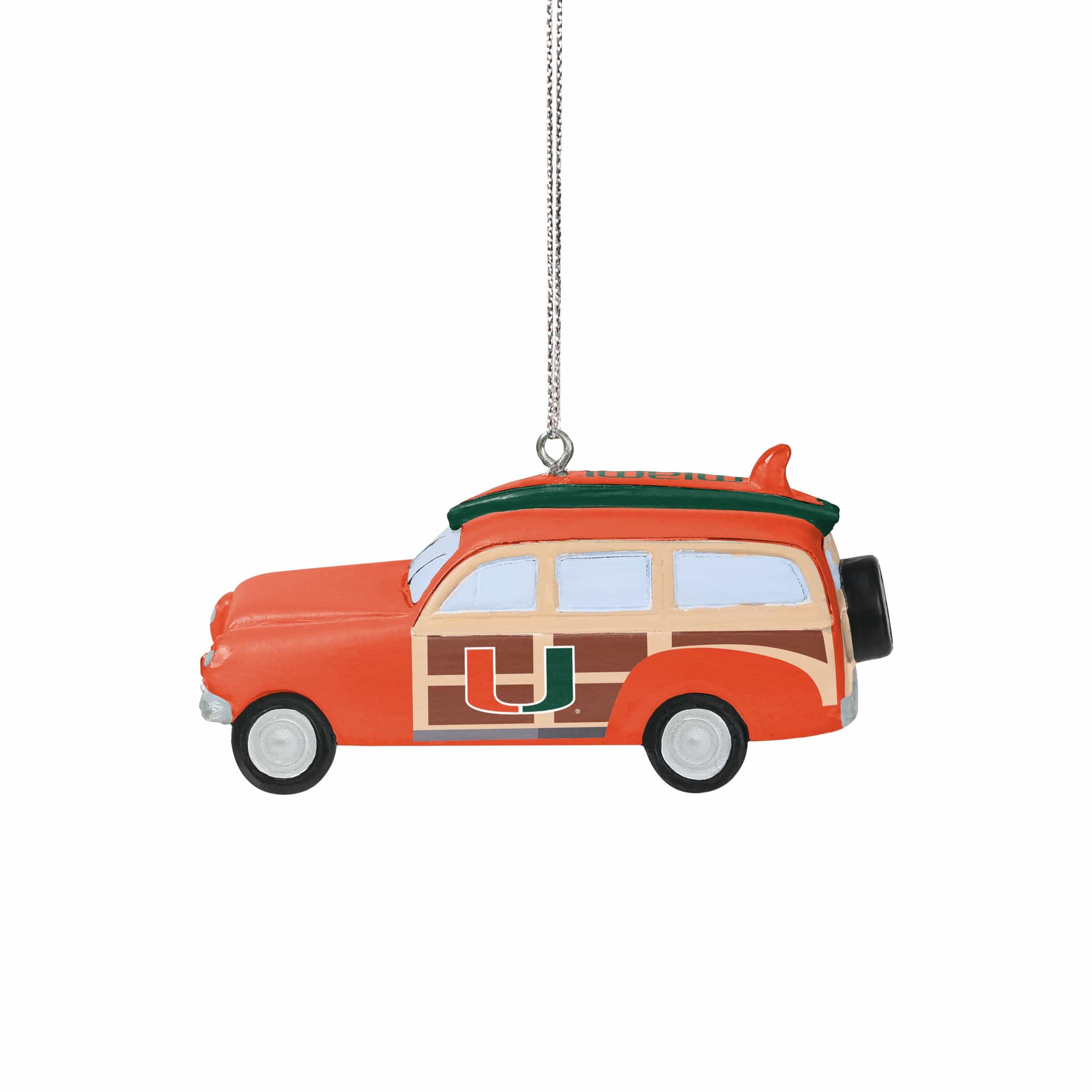 Miami Hurricanes NCAA Station Wagon Ornament - Image 2