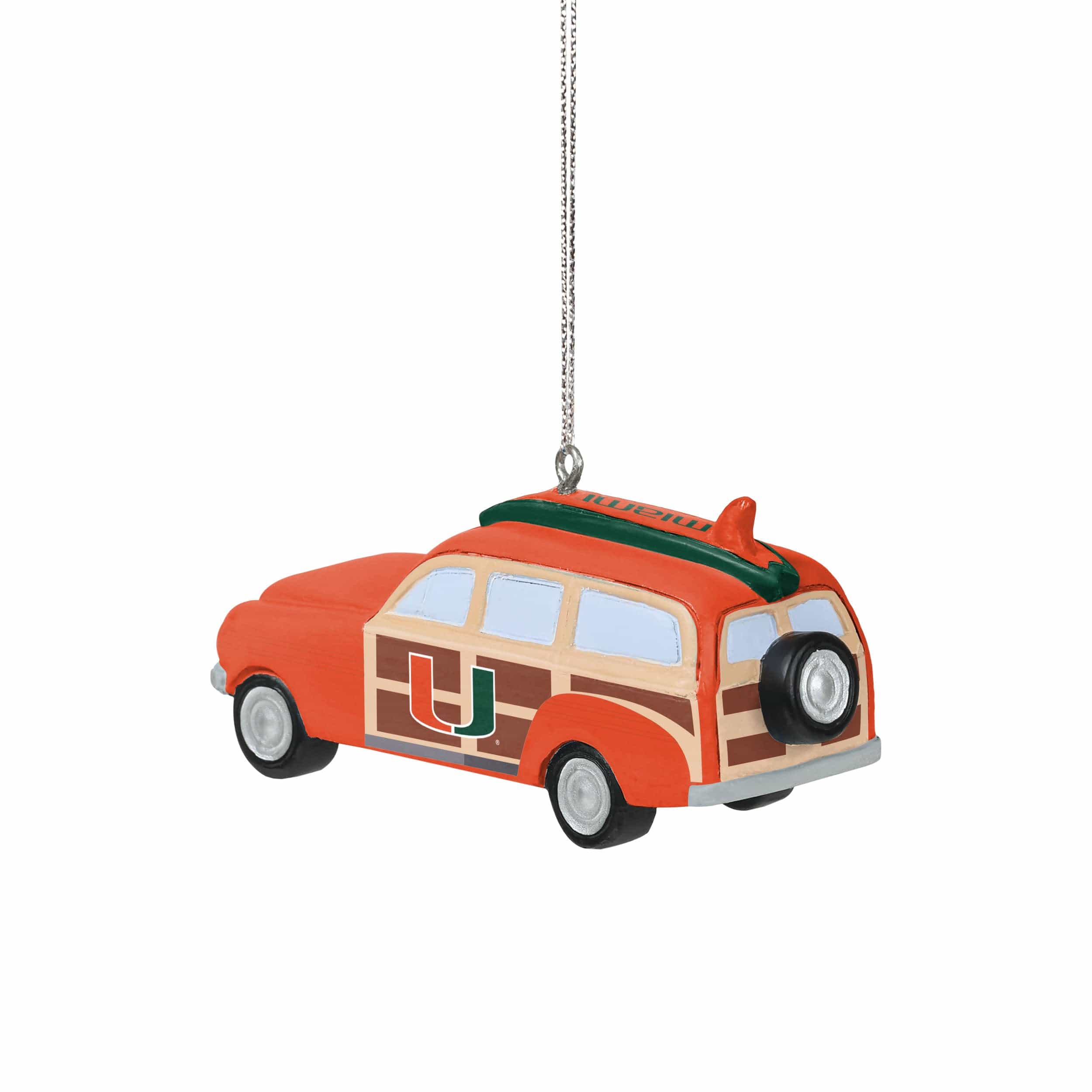 Miami Hurricanes NCAA Station Wagon Ornament - Image 3