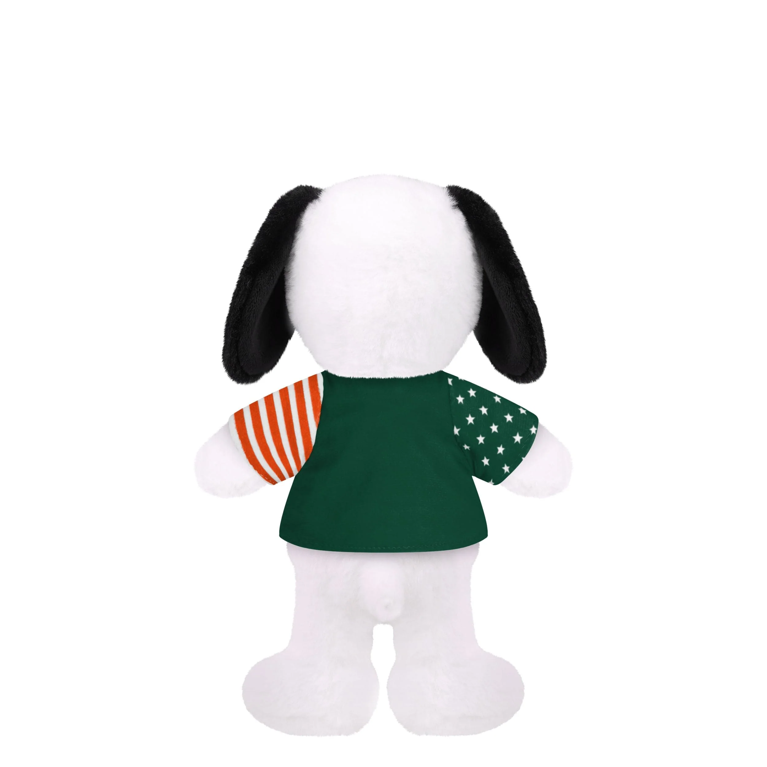 Miami Hurricanes NCAA USA Flag Snoopy Peanuts Team Jersey Plush - Image 2