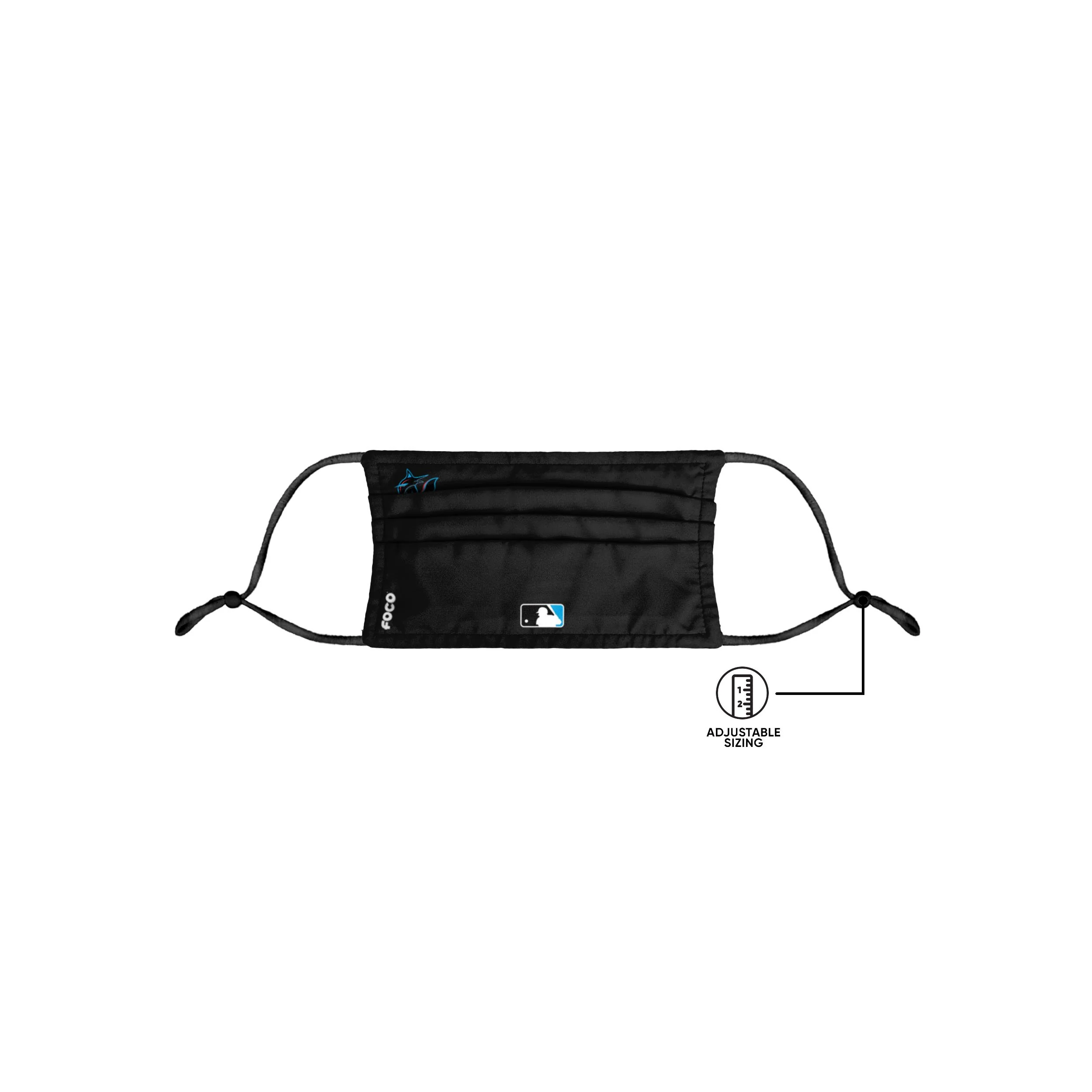 Miami Marlins MLB On-Field Gameday Adjustable Face Cover - Image 6