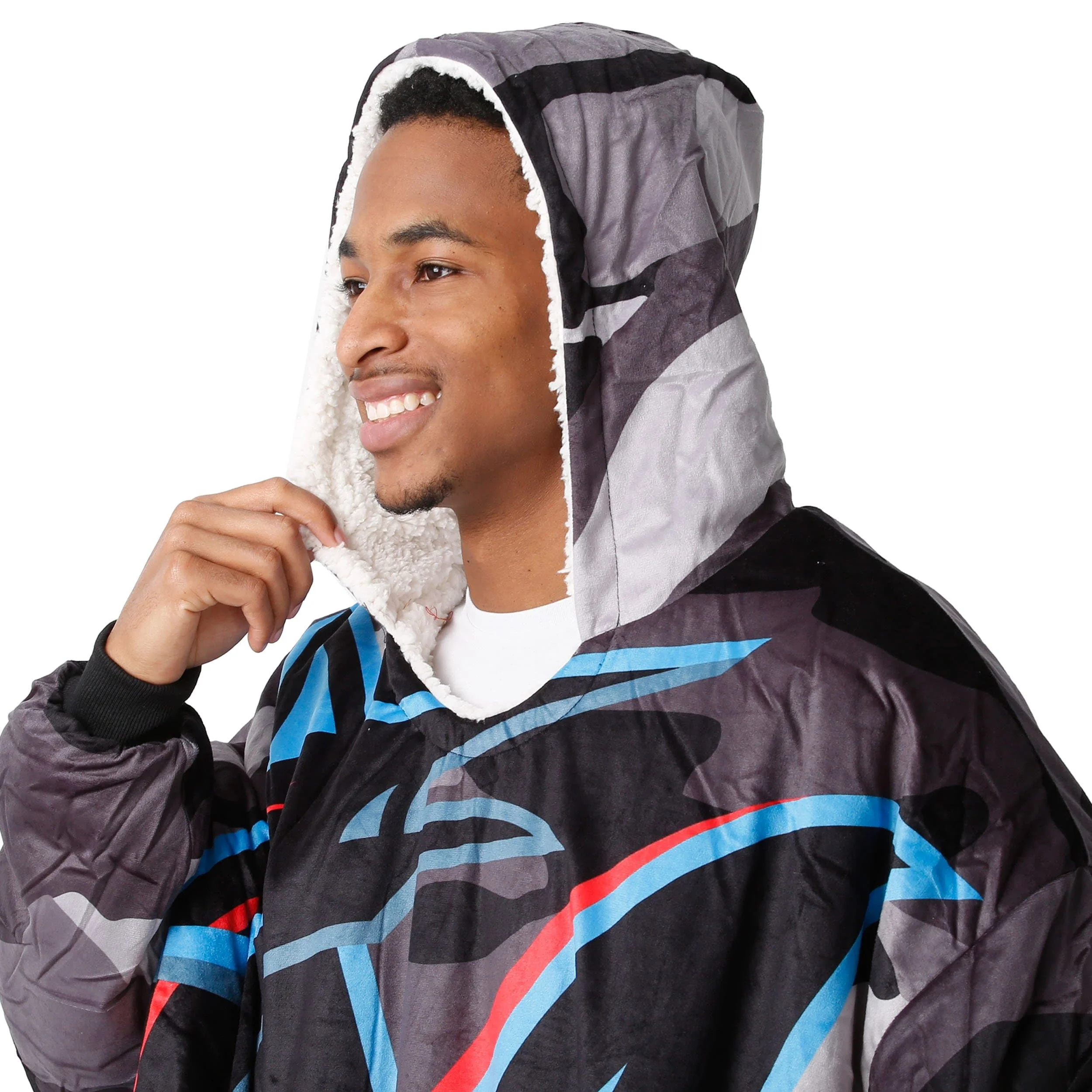 Miami Marlins MLB Reversible Team Color Camo Hoodeez - Image 6