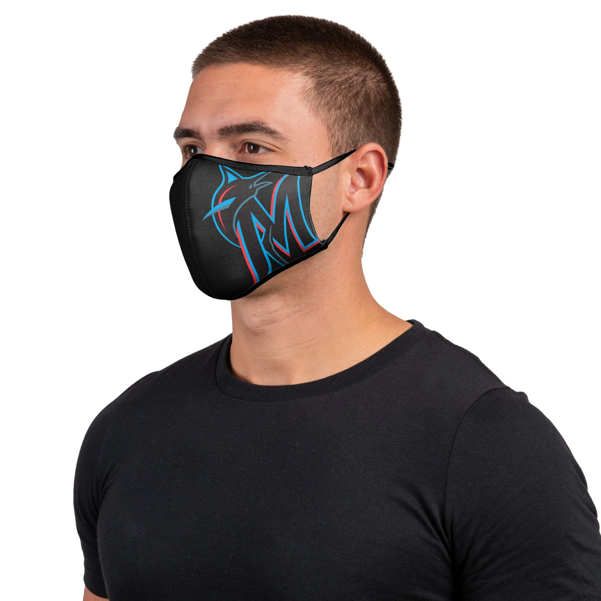 Miami Marlins MLB Sport 3 Pack Face Cover - Image 2