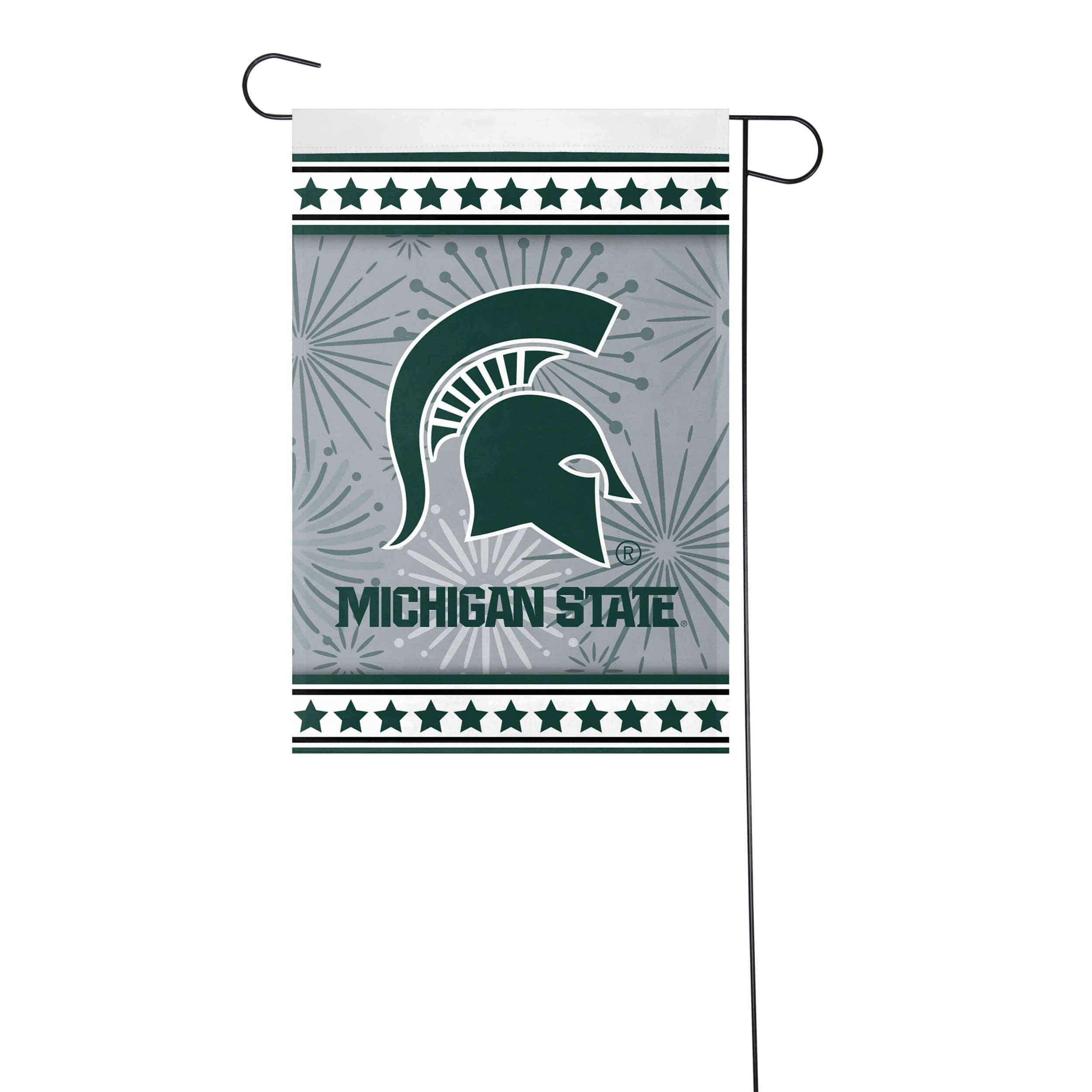 Michigan State Spartans NCAA Americana Garden Flag - Image 2